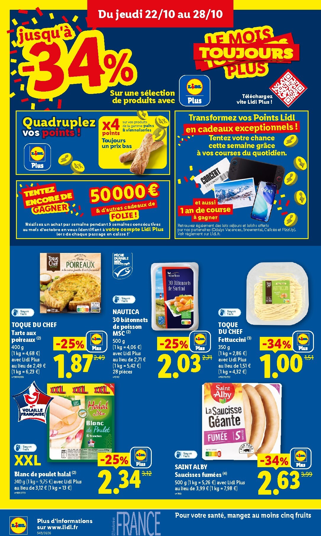 lidl - Flyer Lidl pour la semaine prochaine du de jeudi 22/10/2026 au du mercredi 28/10/2026 - page: 16