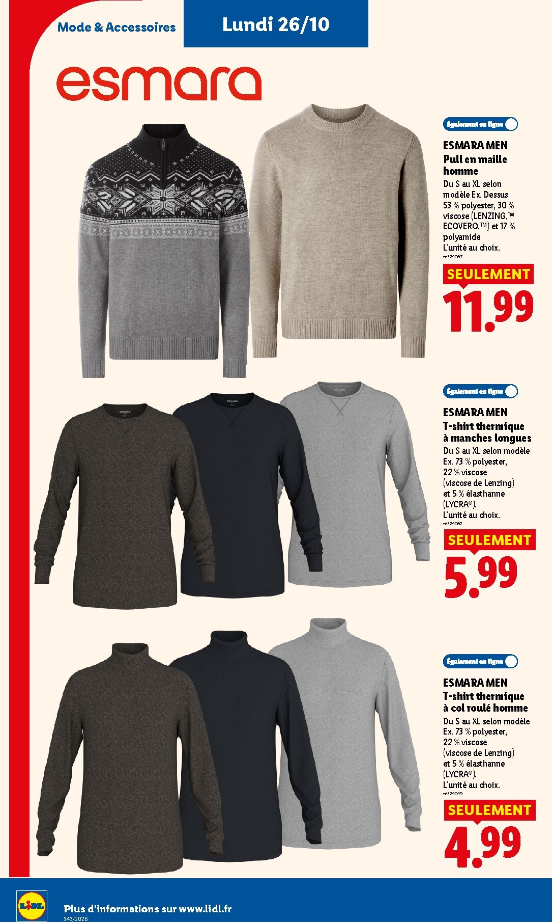 lidl - Flyer Lidl pour la semaine prochaine du de jeudi 22/10/2026 au du mercredi 28/10/2026 - page: 60
