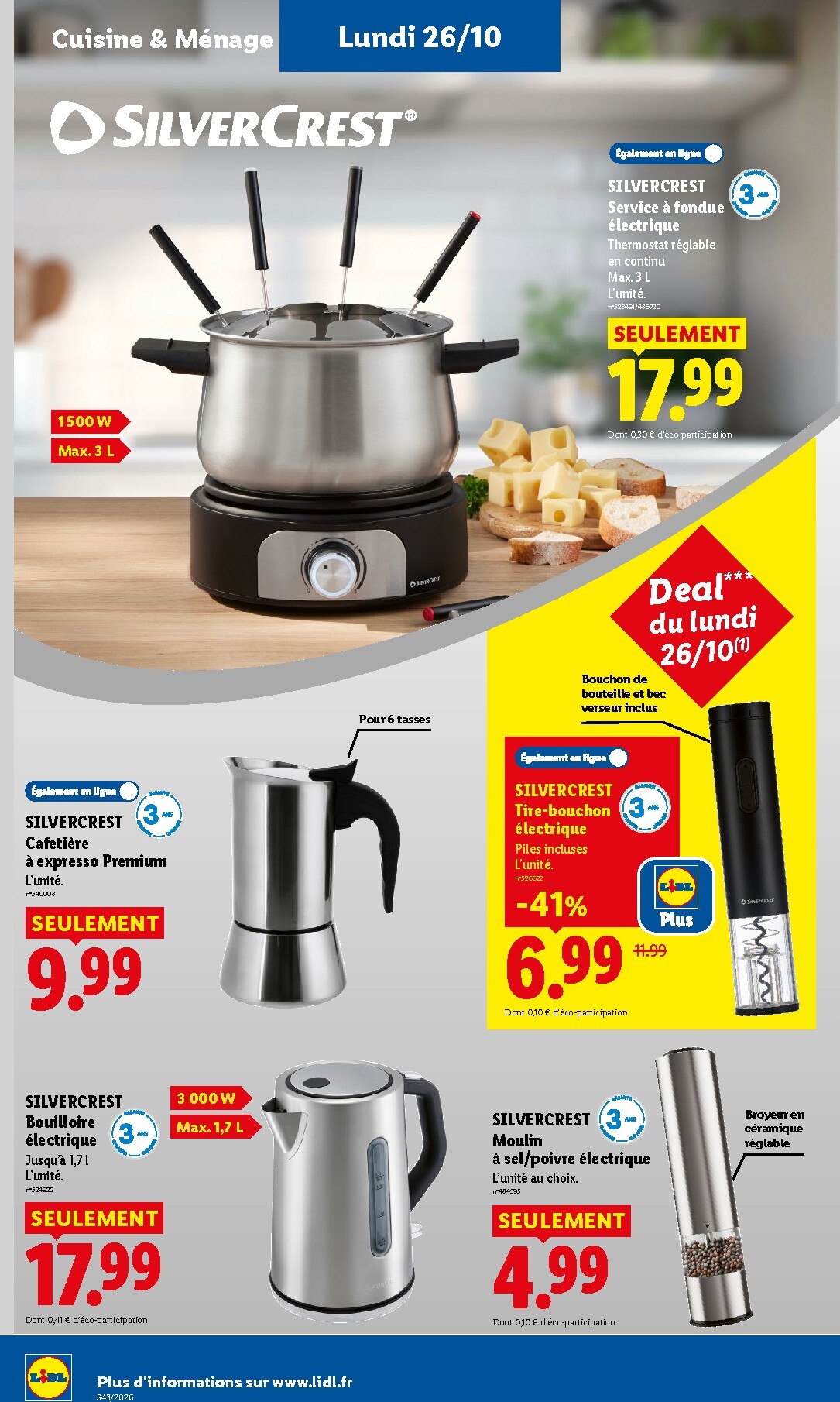 lidl - Flyer Lidl pour la semaine prochaine du de jeudi 22/10/2026 au du mercredi 28/10/2026 - page: 58
