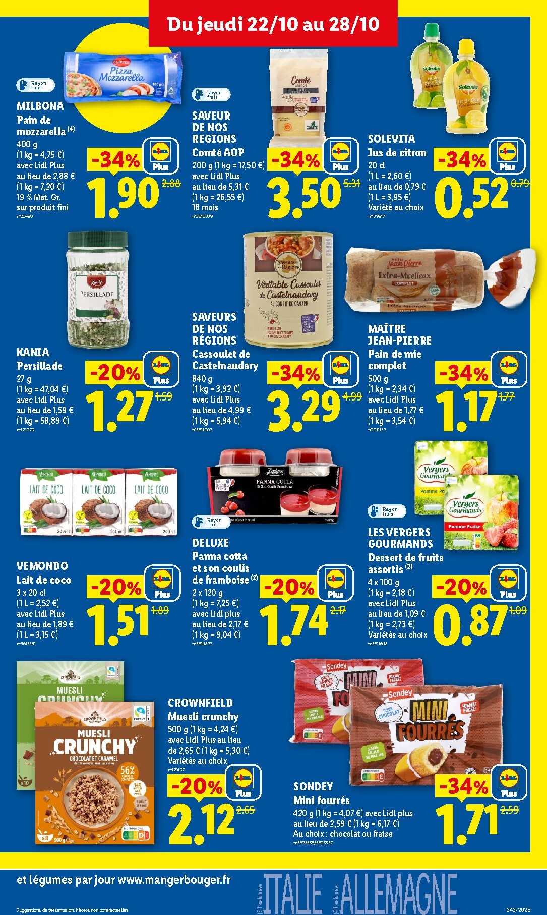 lidl - Flyer Lidl pour la semaine prochaine du de jeudi 22/10/2026 au du mercredi 28/10/2026 - page: 17