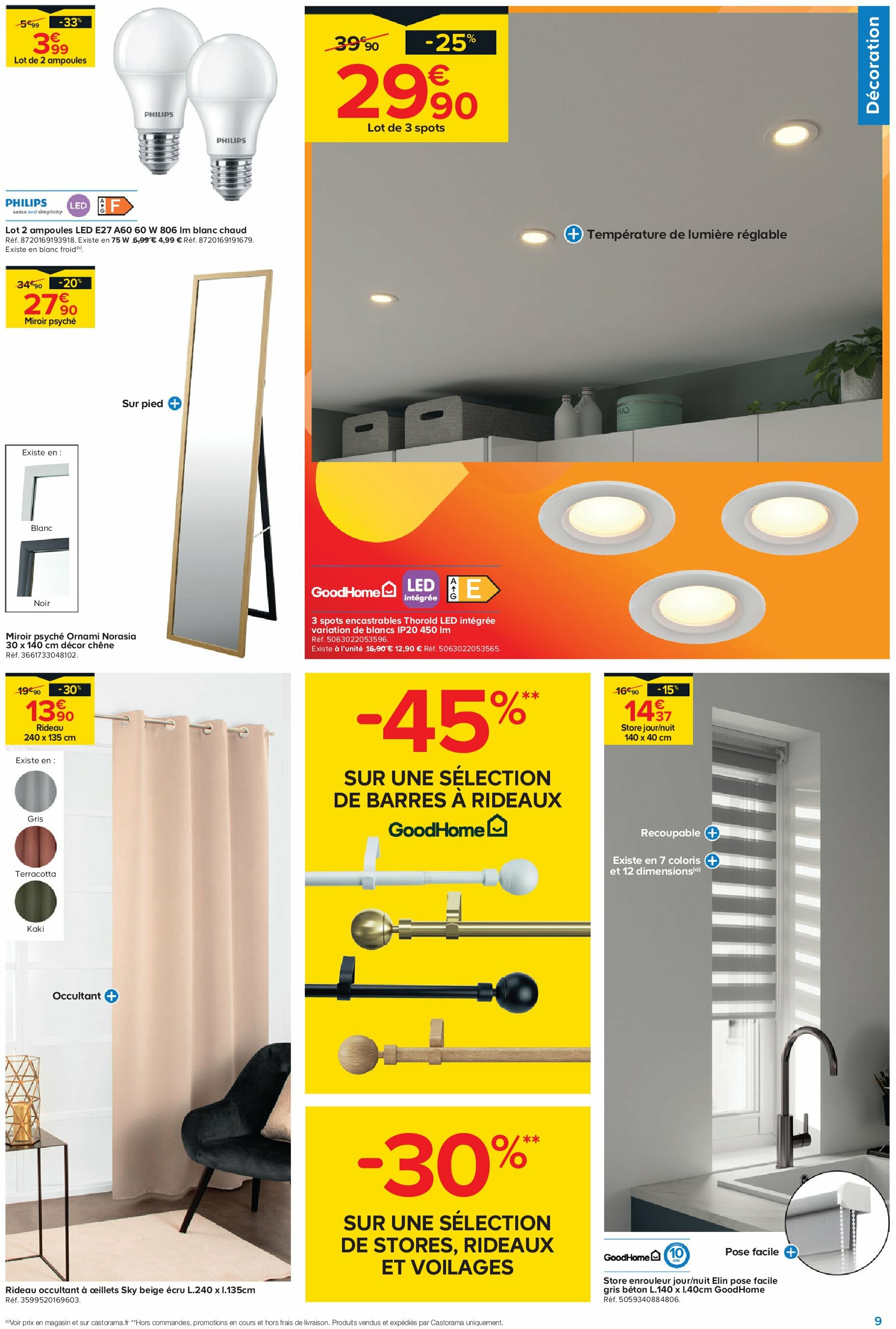 castorama - Catalogue Castorama valable du 20/08 au 01/09 - page: 9