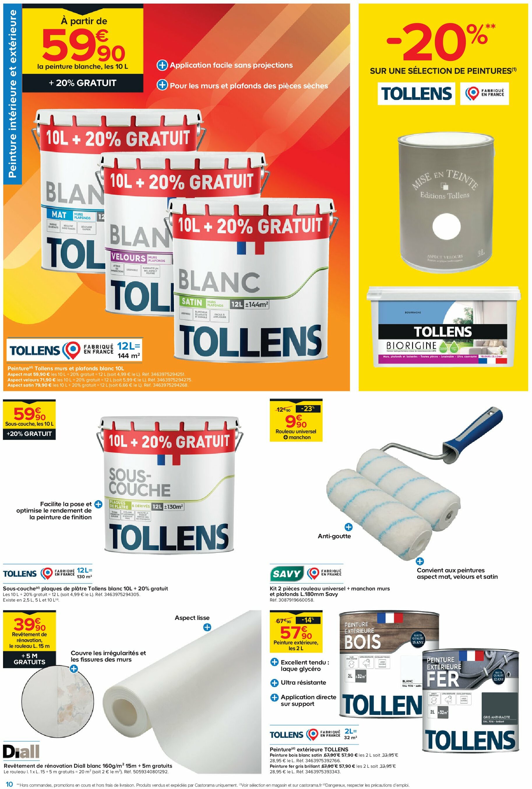castorama - Catalogue Castorama valable du 20/08 au 01/09 - page: 10