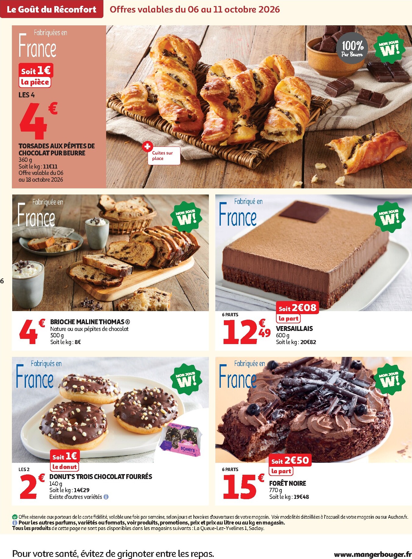 auchan - Flyer Auchan - Le Goût du Réconfort pour la semaine prochaine du du mardi 06/10/2026 au du samedi 10/10/2026 - page: 6