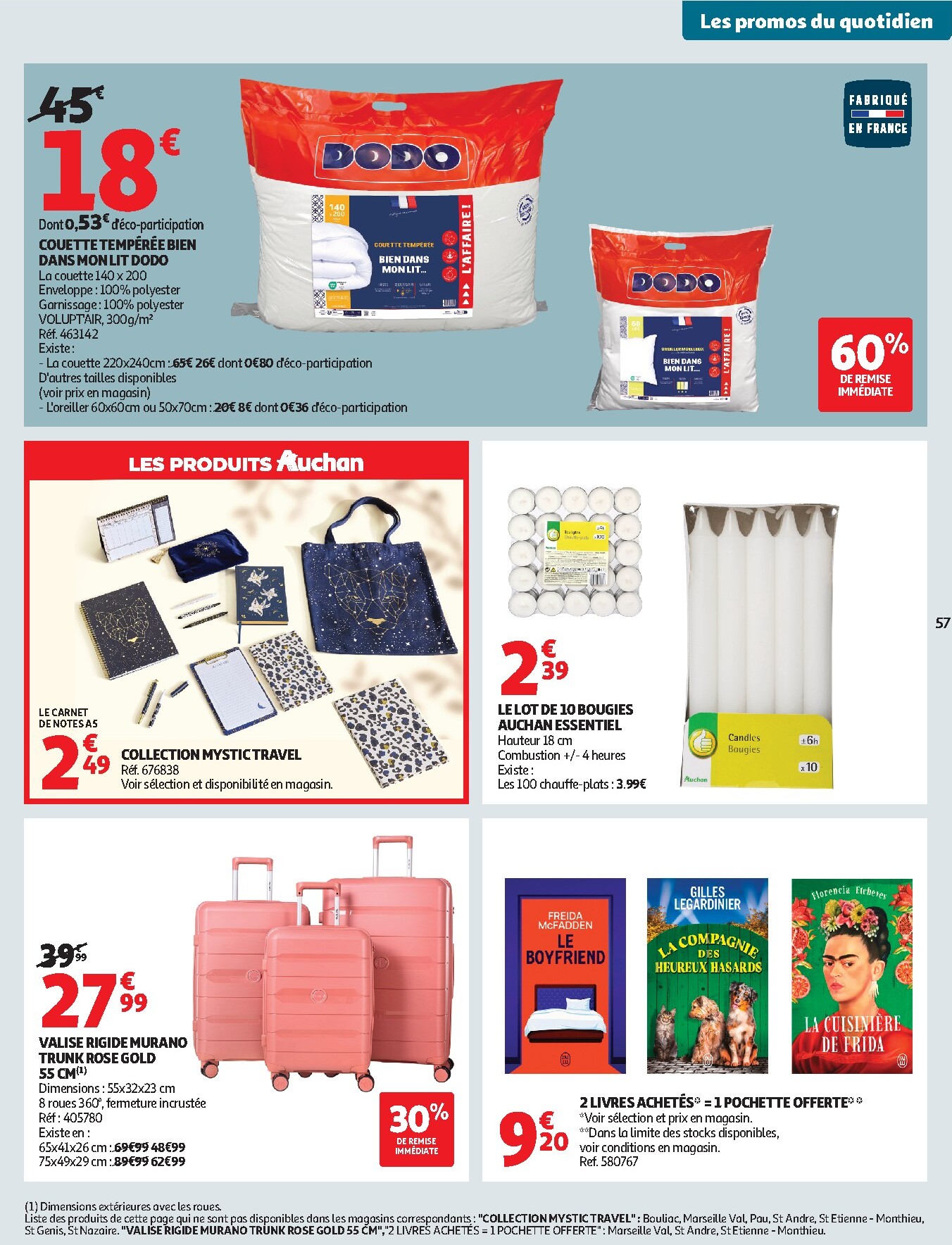 auchan - Flyer Auchan pour la semaine prochaine du du mardi 13/10/2026 au du dimanche 25/10/2026 - page: 57