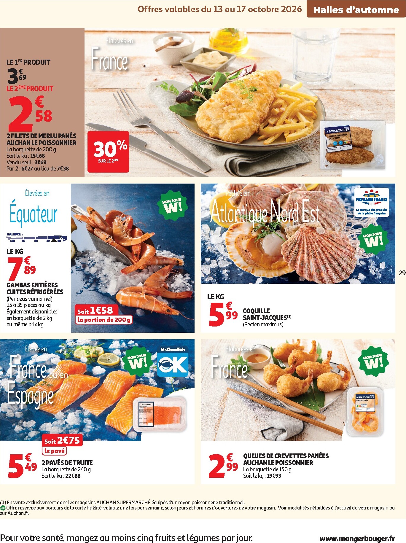 auchan - Flyer Auchan - Halloween supers - Supermarché pour la semaine prochaine du du mardi 13/10/2026 au du samedi 24/10/2026 - page: 29