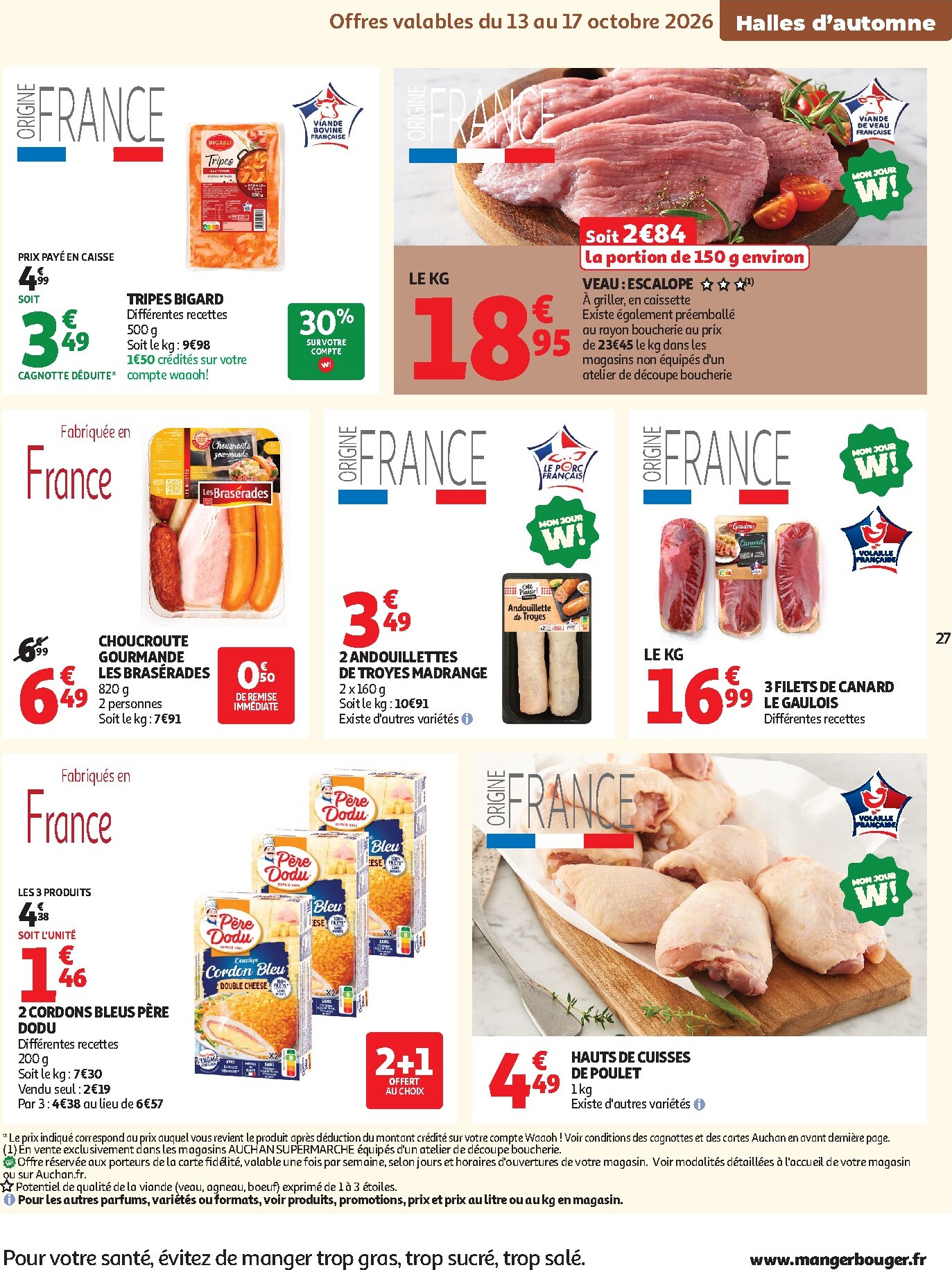 auchan - Flyer Auchan - Halloween supers - Supermarché pour la semaine prochaine du du mardi 13/10/2026 au du samedi 24/10/2026 - page: 27