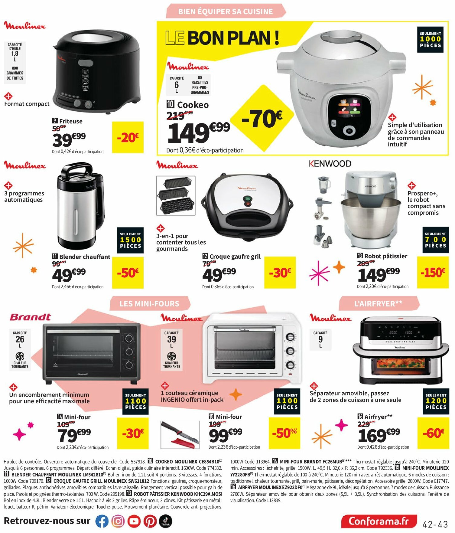 conforama - Catalogue Conforama valable du 26/08 au 29/09 - page: 43