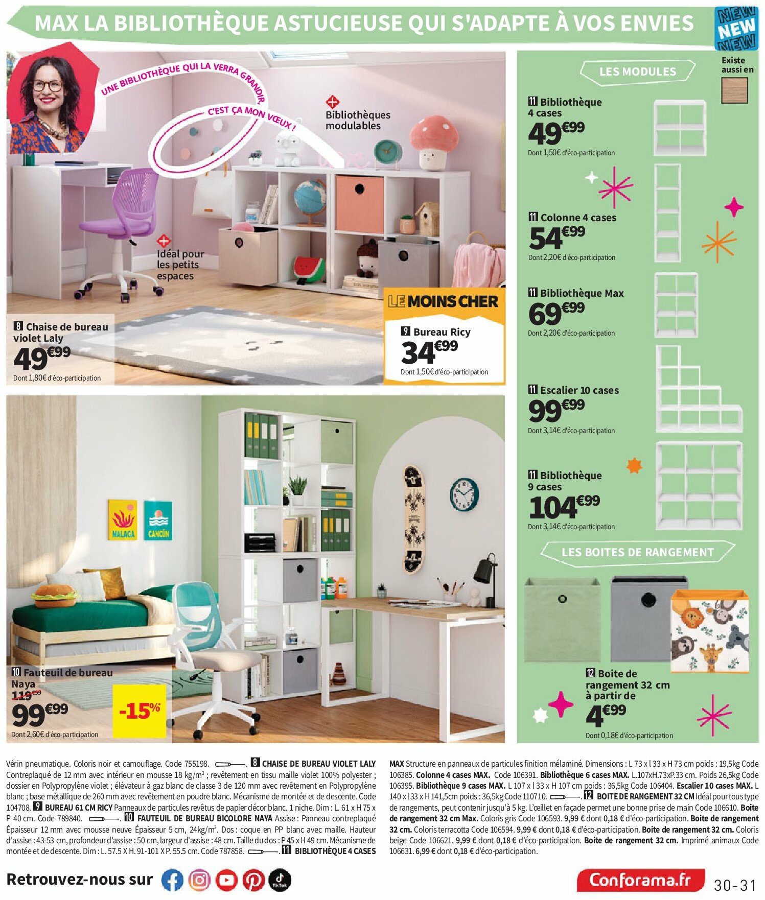 conforama - Catalogue Conforama valable du 26/08 au 29/09 - page: 31