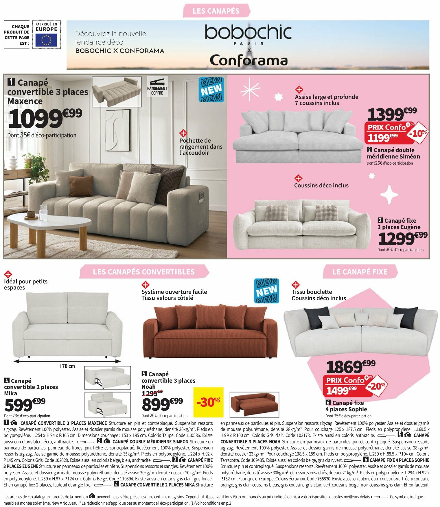 conforama - Catalogue Conforama valable du 26/08 au 29/09 - page: 8
