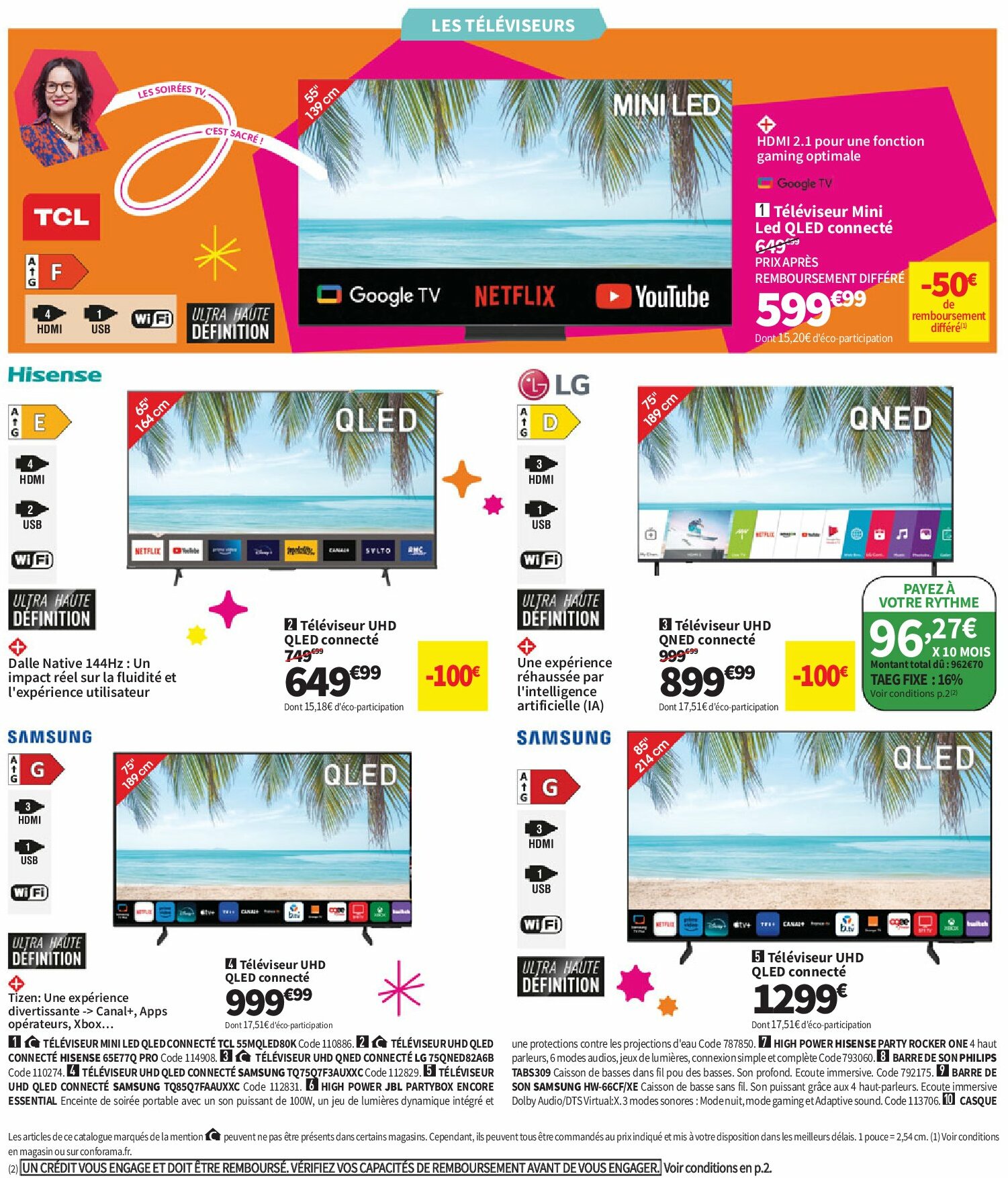 conforama - Catalogue Conforama valable du 26/08 au 29/09 - page: 14