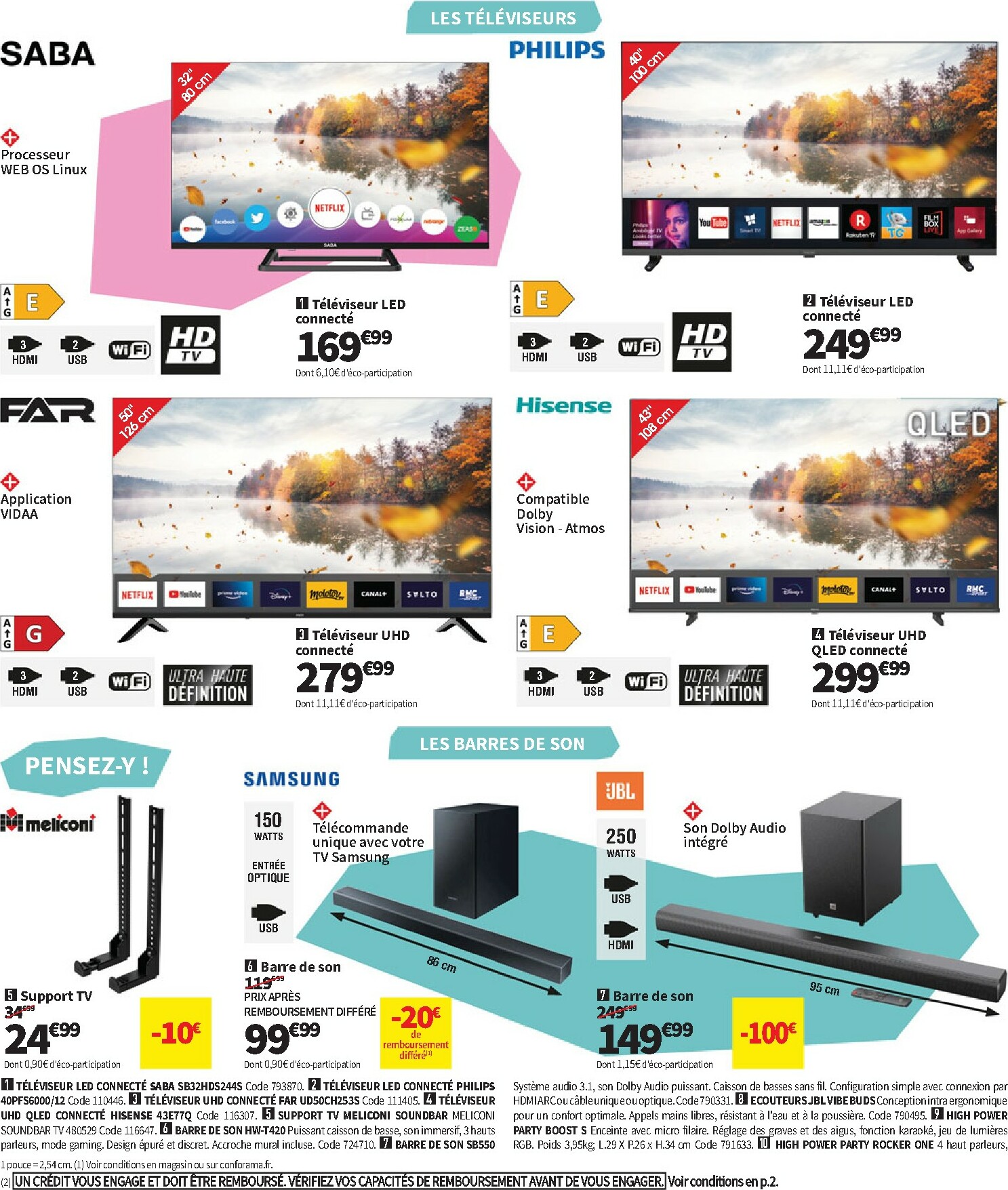 conforama - Catalogue Conforama valable du 30/09 au 27/10 - page: 50