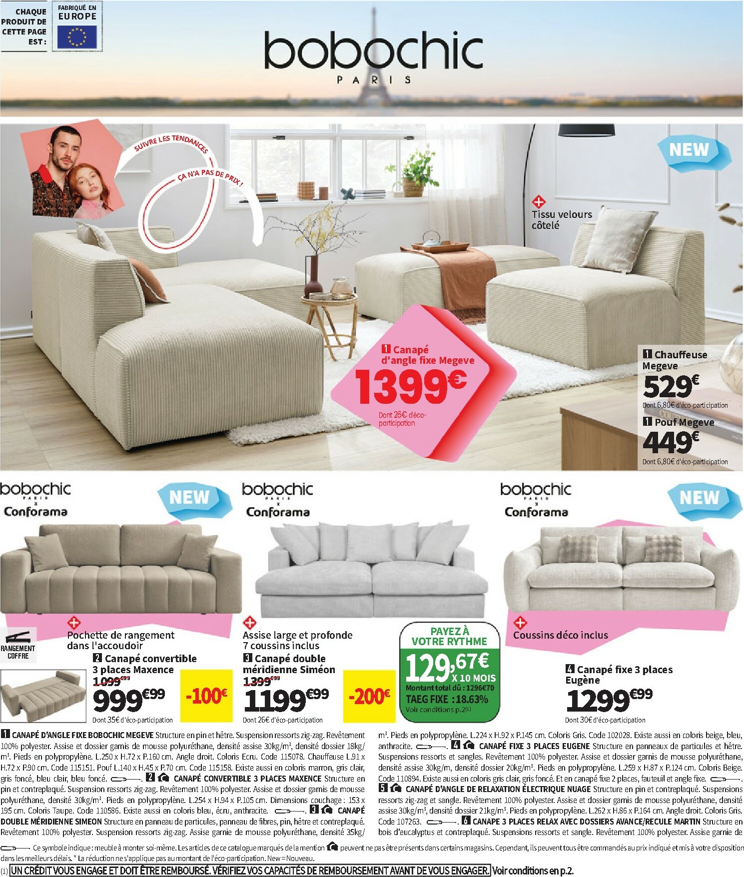 conforama - Catalogue Conforama valable du 30/09 au 27/10 - page: 6