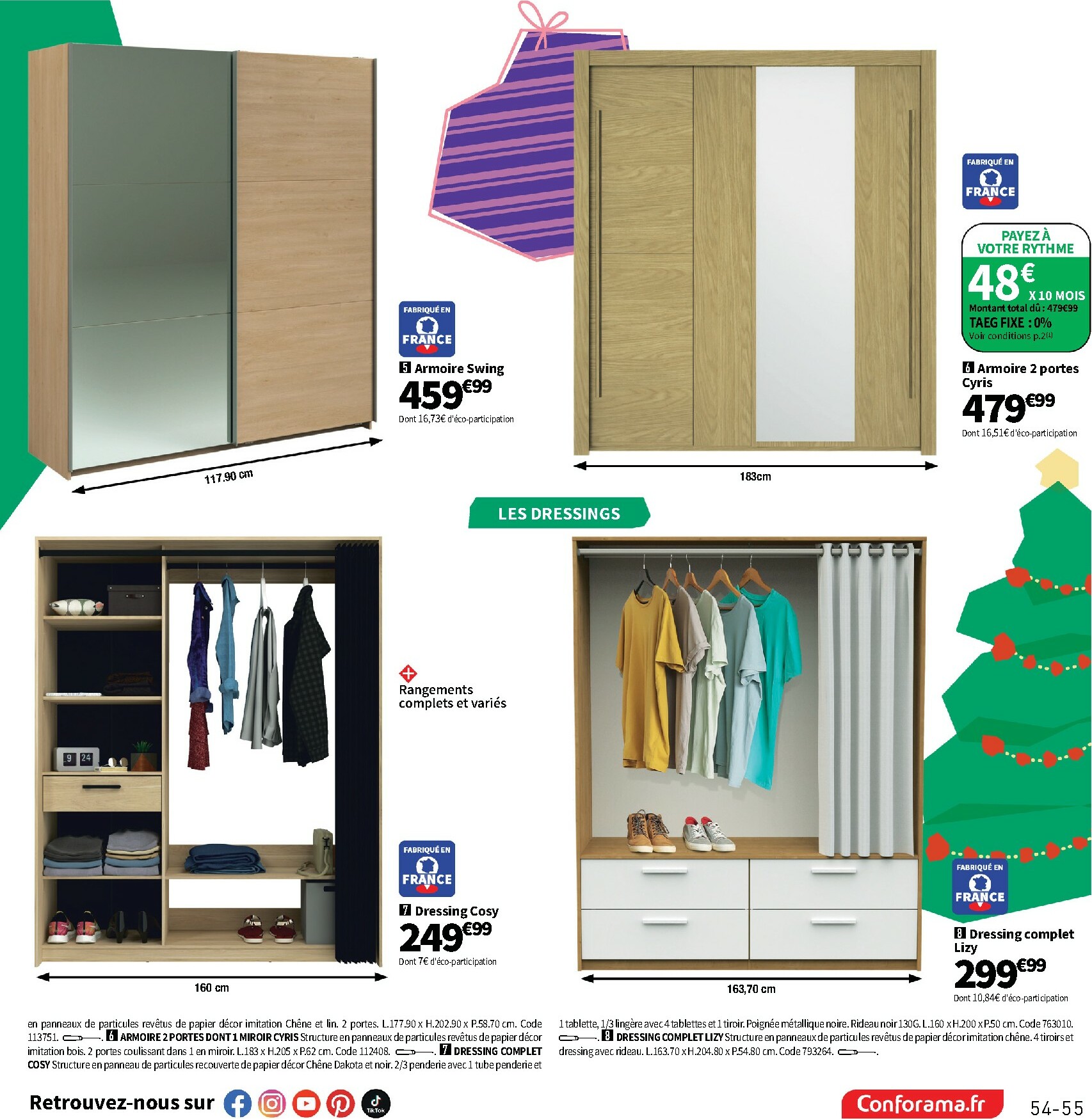 conforama - Catalogue Conforama valable du 28/10 au 25/12 - page: 55