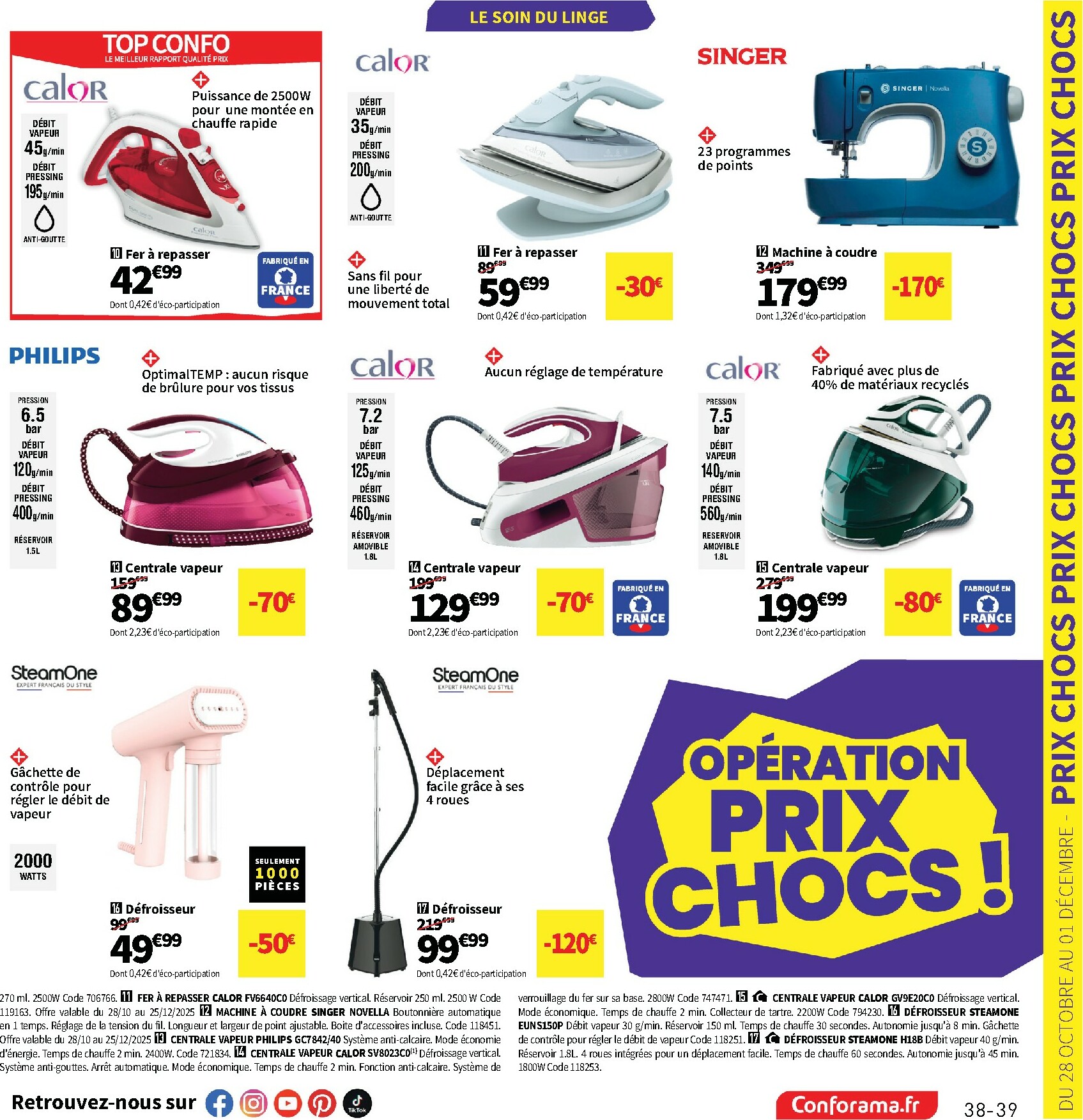 conforama - Catalogue Conforama valable du 28/10 au 25/12 - page: 39