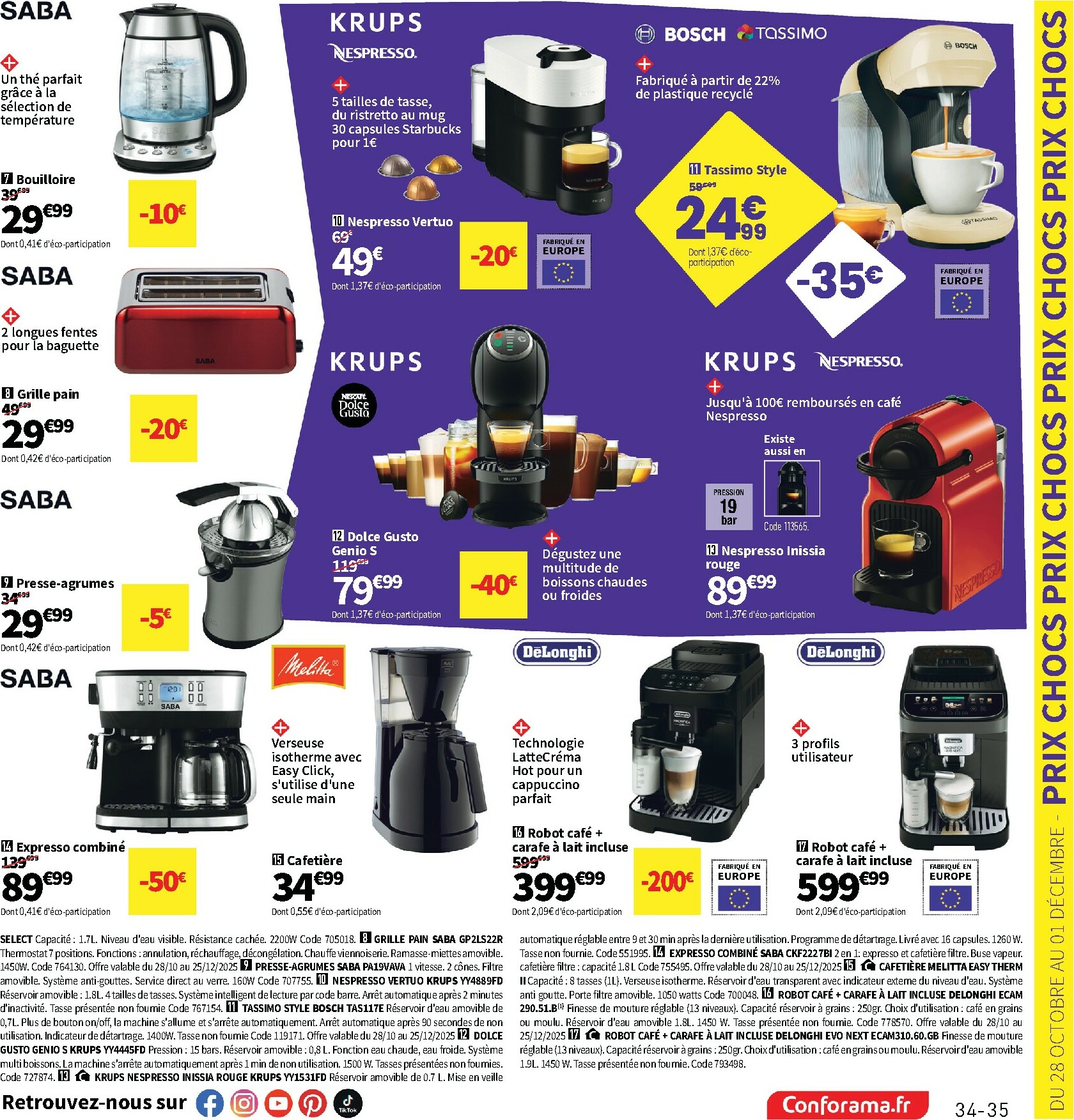conforama - Catalogue Conforama valable du 28/10 au 25/12 - page: 35