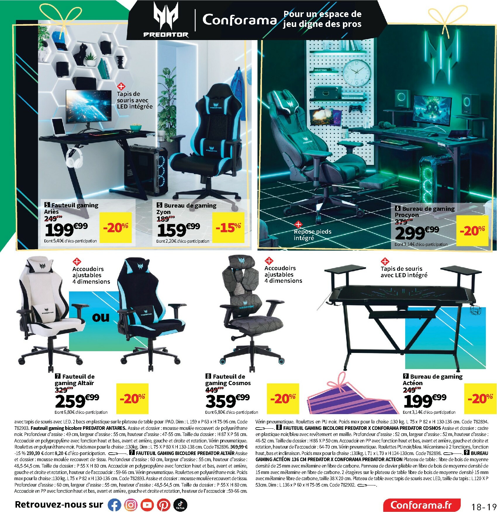 conforama - Catalogue Conforama valable du 28/10 au 25/12 - page: 19