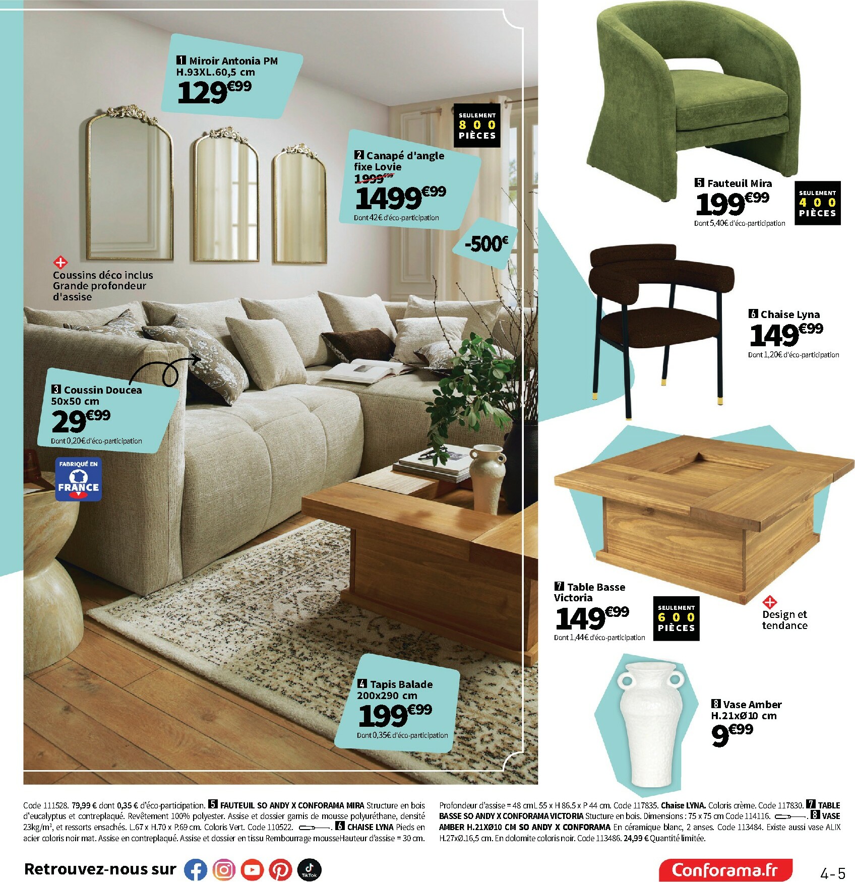 conforama - Catalogue Conforama valable du 28/10 au 25/12 - page: 5