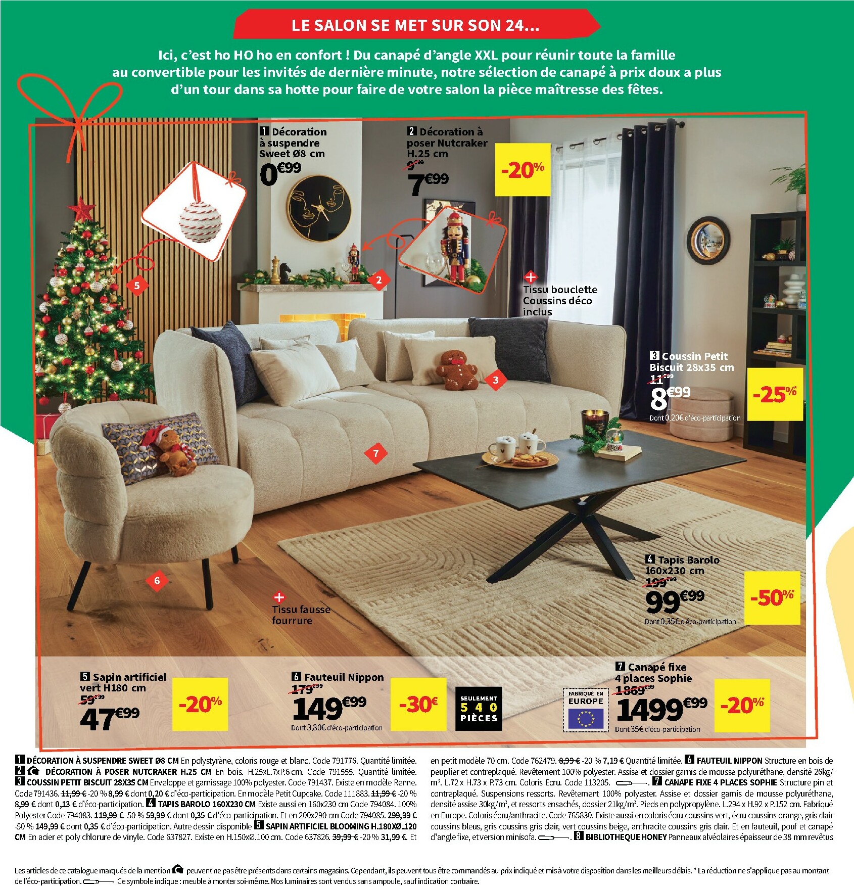conforama - Catalogue Conforama valable du 28/10 au 25/12 - page: 6