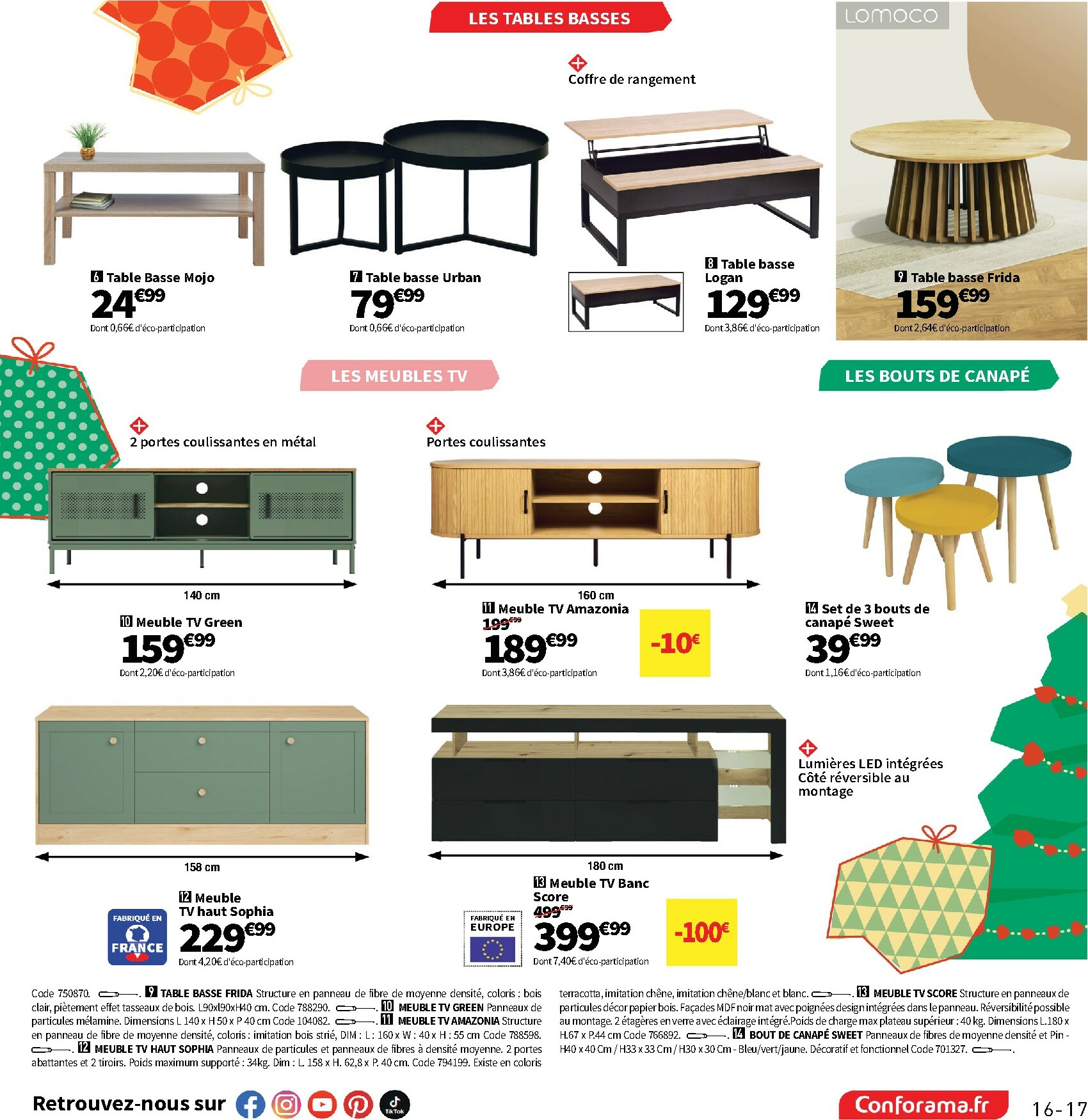 conforama - Catalogue Conforama valable du 28/10 au 25/12 - page: 17