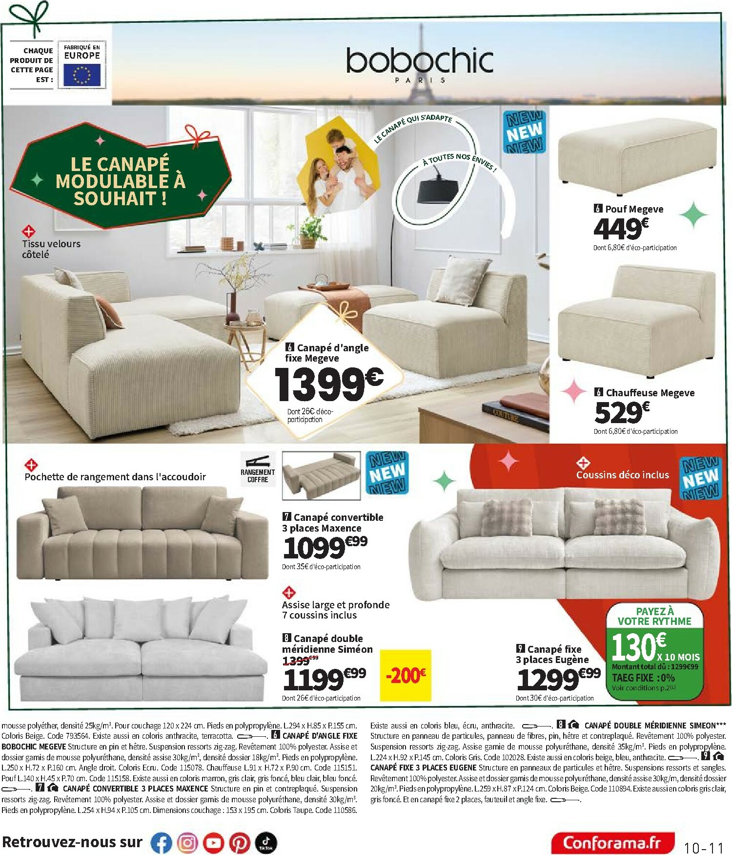 conforama - Catalogue Conforama - Los Promos valable du 02/12 au 25/12 - page: 11