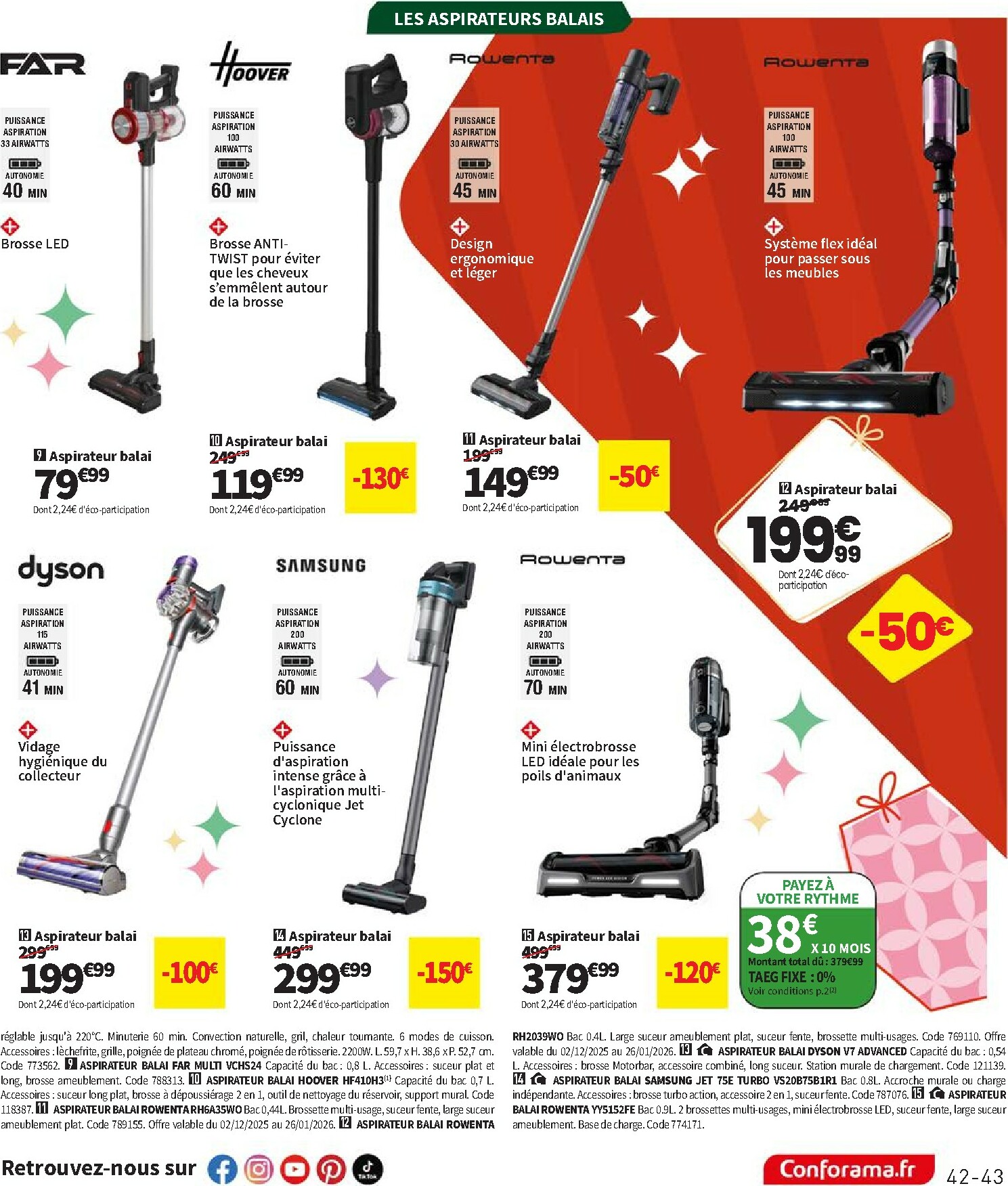 conforama - Catalogue Conforama - Los Promos valable du 02/12 au 25/12 - page: 43