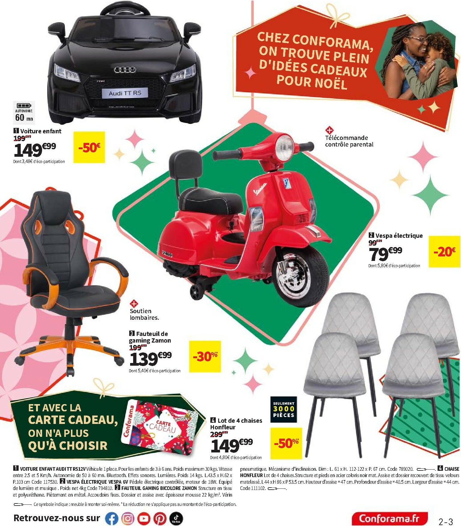 conforama - Catalogue Conforama - Los Promos valable du 02/12 au 25/12 - page: 3