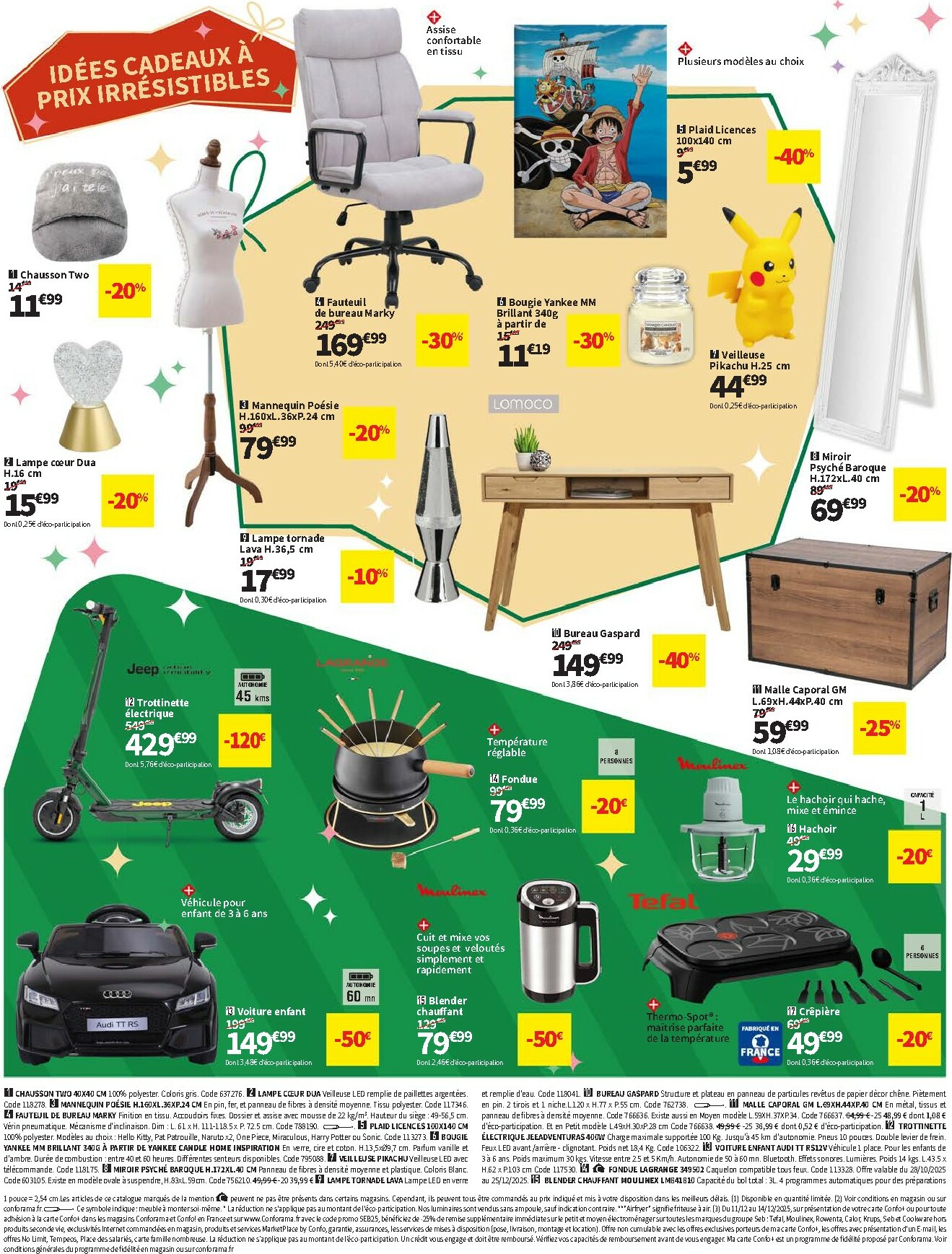 conforama - Catalogue Conforama - Christmas valable du 09/12 au 25/12 - page: 4