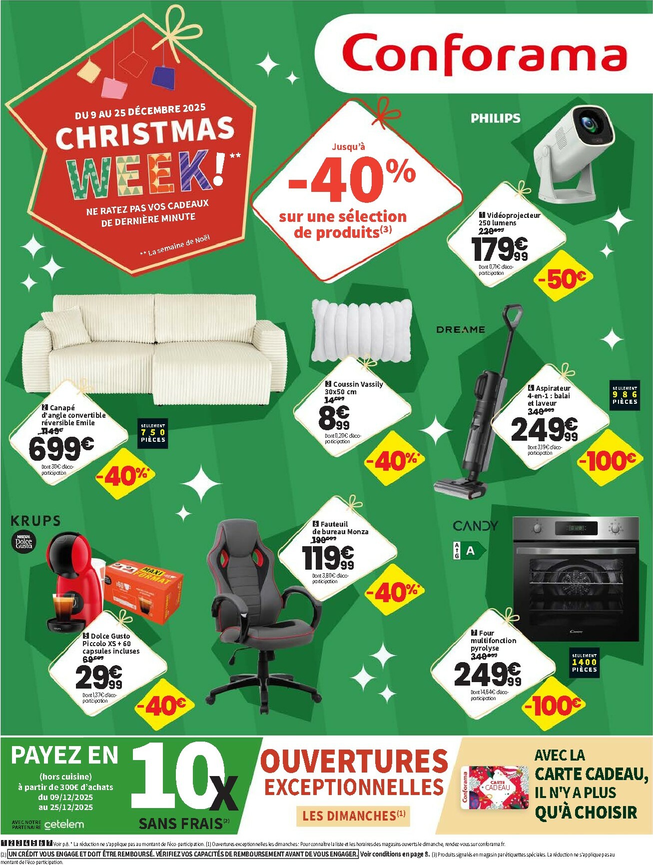 conforama - Catalogue Conforama - Christmas valable du 09/12 au 25/12