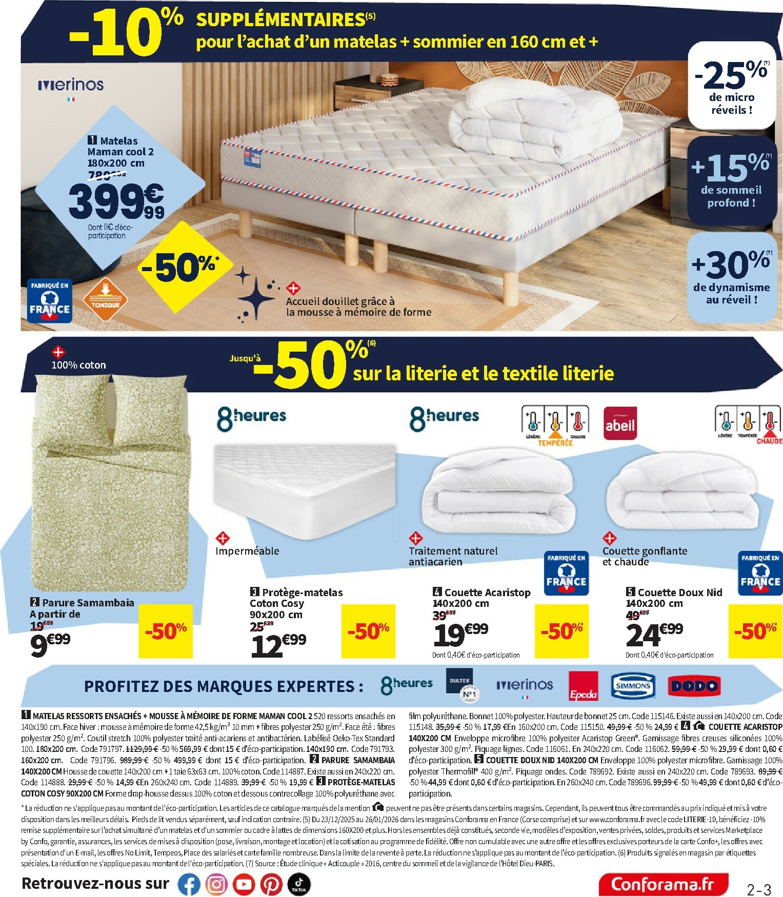 conforama - Catalogue Conforama valable du 23/12 au 26/01 - page: 3