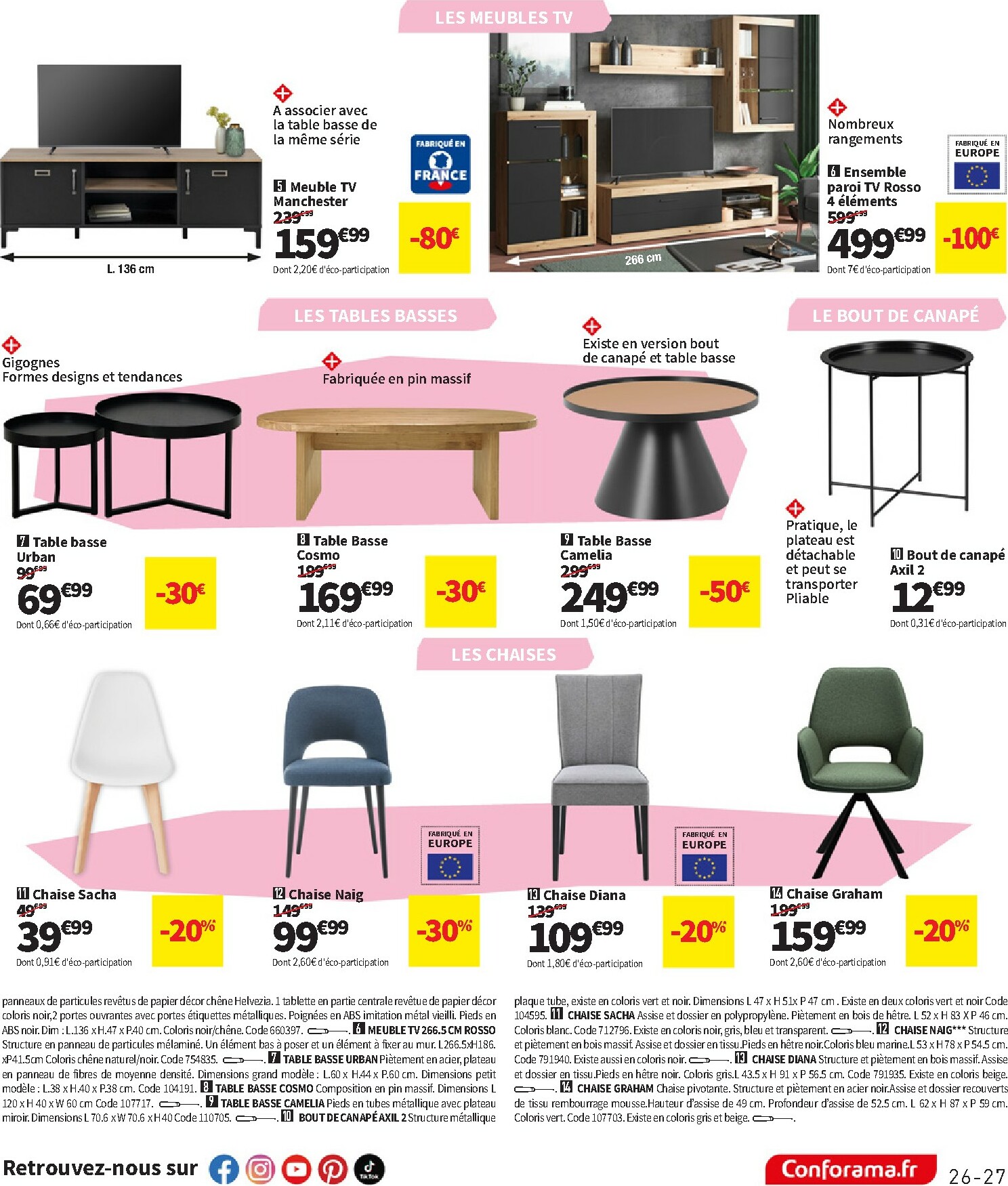 conforama - Catalogue Conforama valable du 23/12 au 26/01 - page: 27