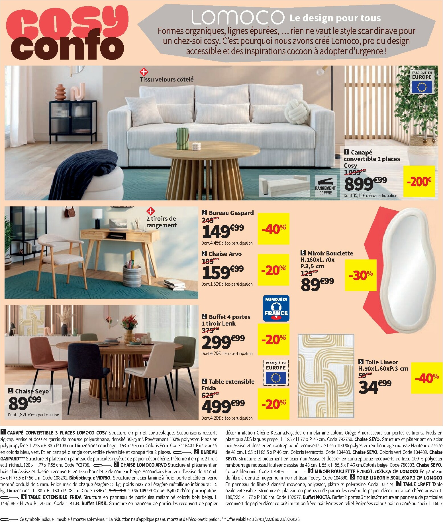 conforama - Catalogue Conforama valable du 27/01/2026 au 23/02/2026 - page: 14