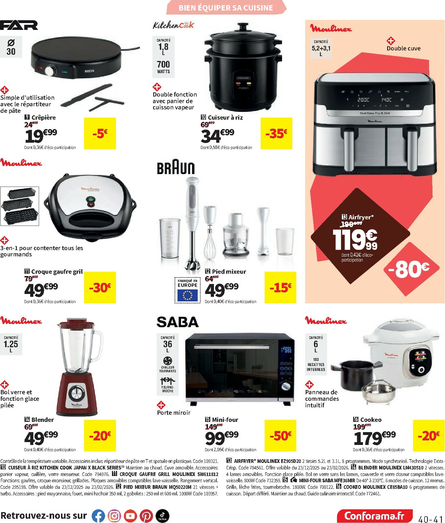 conforama - Catalogue Conforama valable du 27/01/2026 au 23/02/2026 - page: 41