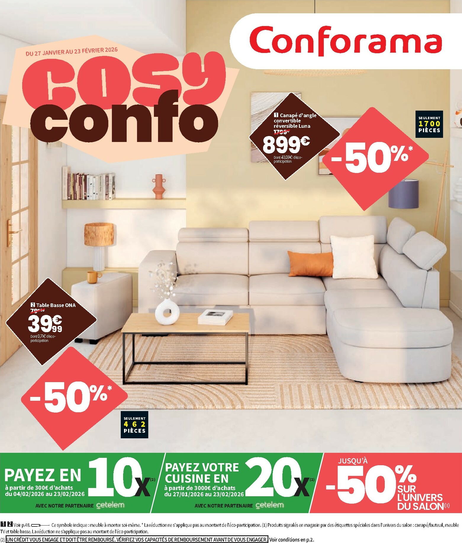 conforama - Catalogue Conforama valable du 27/01/2026 au 23/02/2026