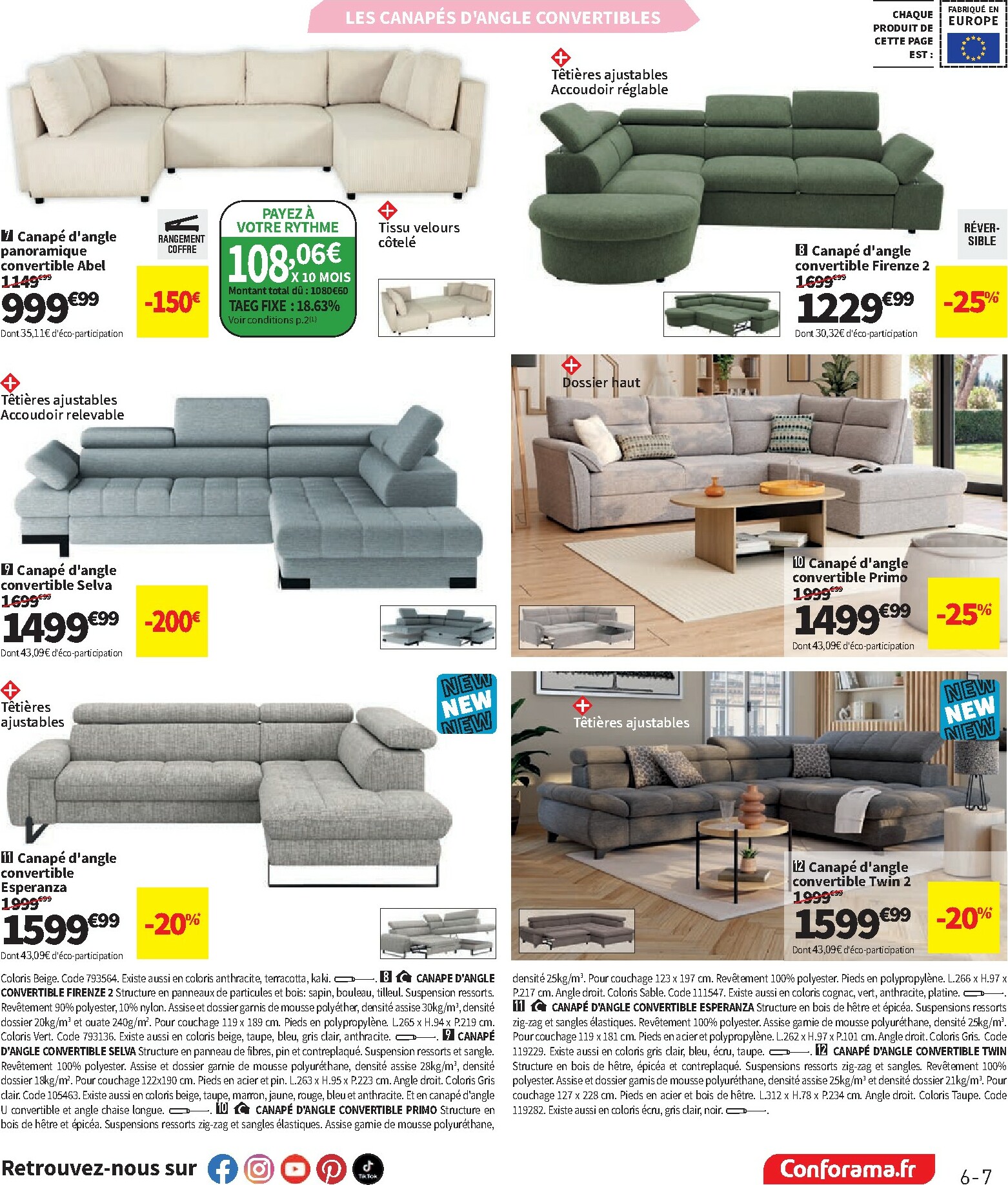 conforama - Catalogue Conforama valable du 27/01/2026 au 23/02/2026 - page: 7