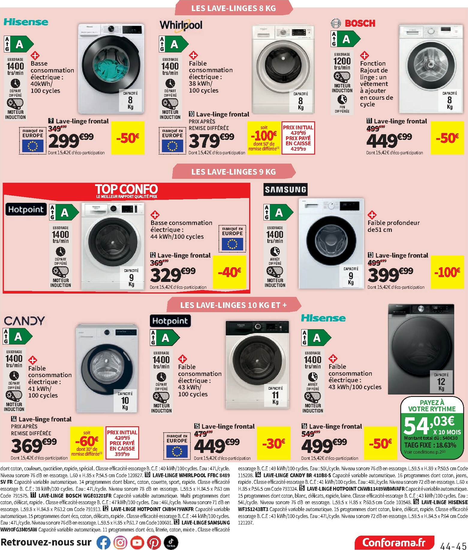 conforama - Catalogue Conforama valable du 27/01/2026 au 23/02/2026 - page: 45