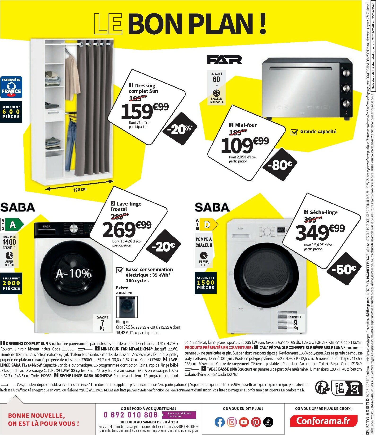 conforama - Catalogue Conforama valable du 27/01/2026 au 23/02/2026 - page: 48