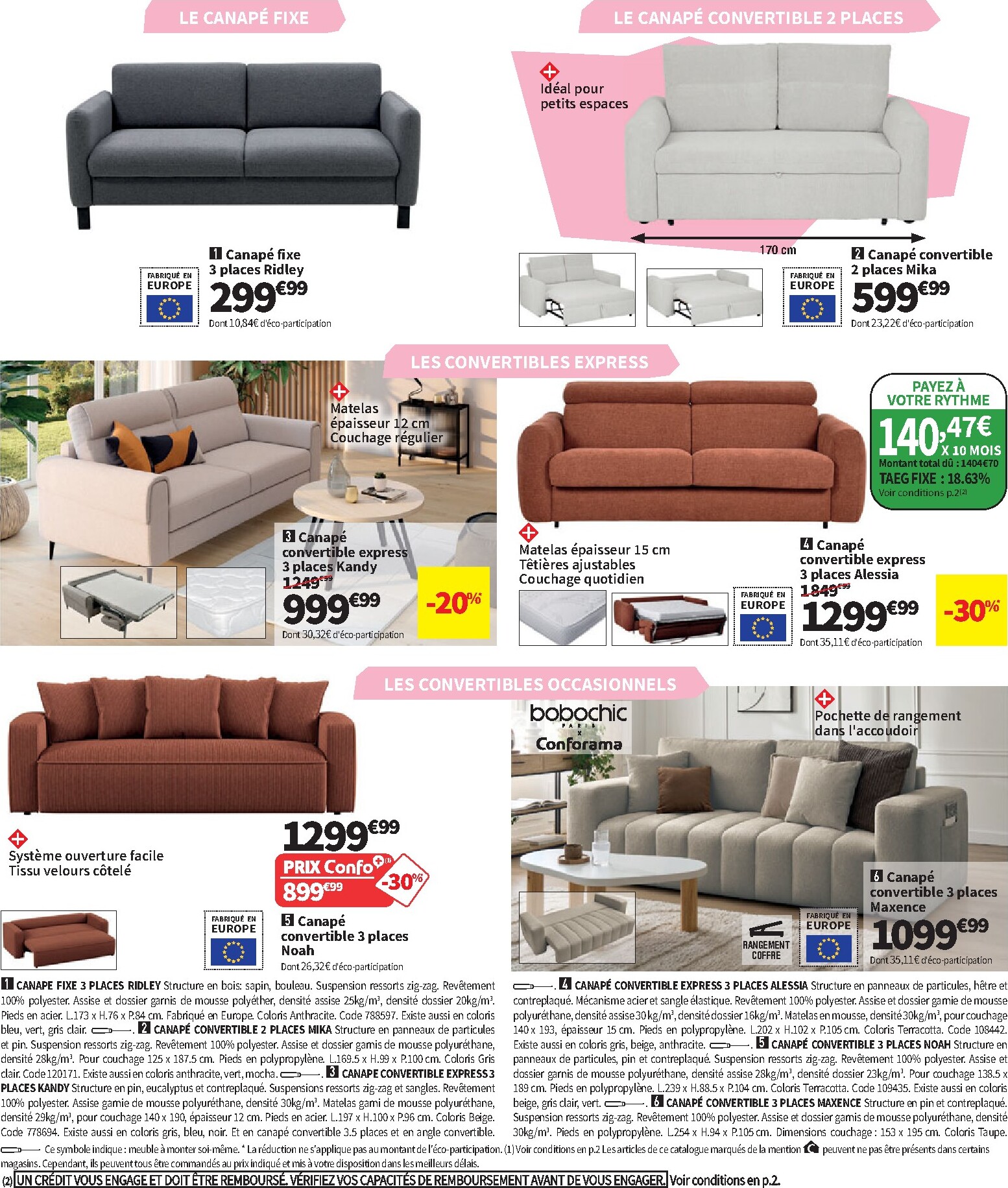 conforama - Catalogue Conforama valable du 24/02/2026 au 30/03/2026 - page: 24