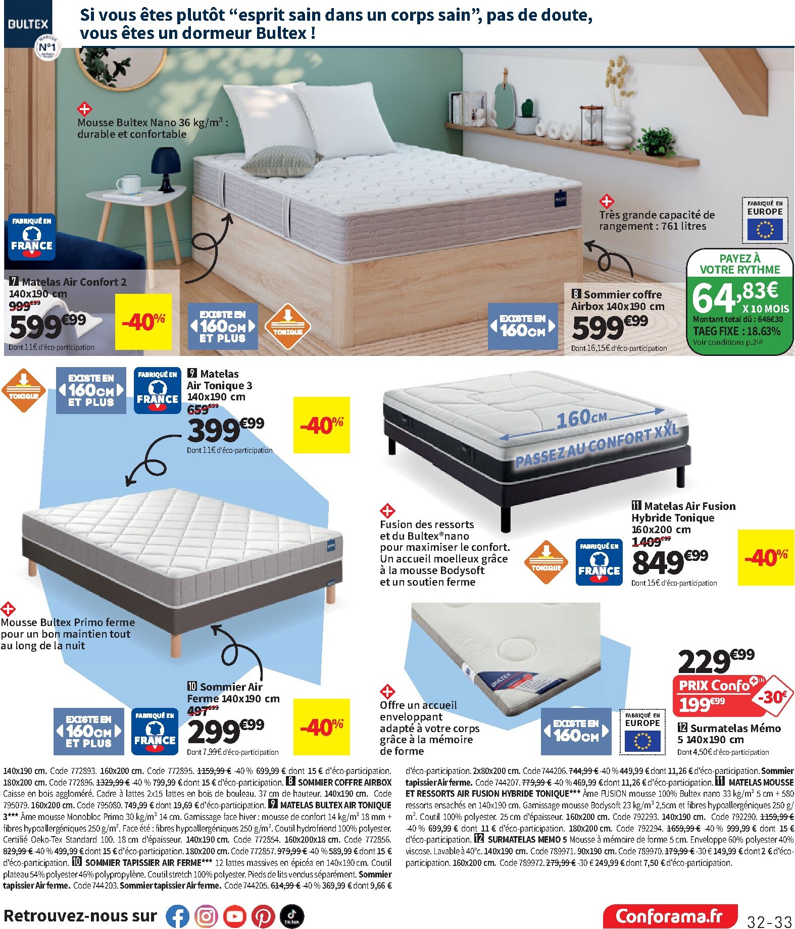 conforama - Catalogue Conforama valable du 24/02/2026 au 30/03/2026 - page: 33