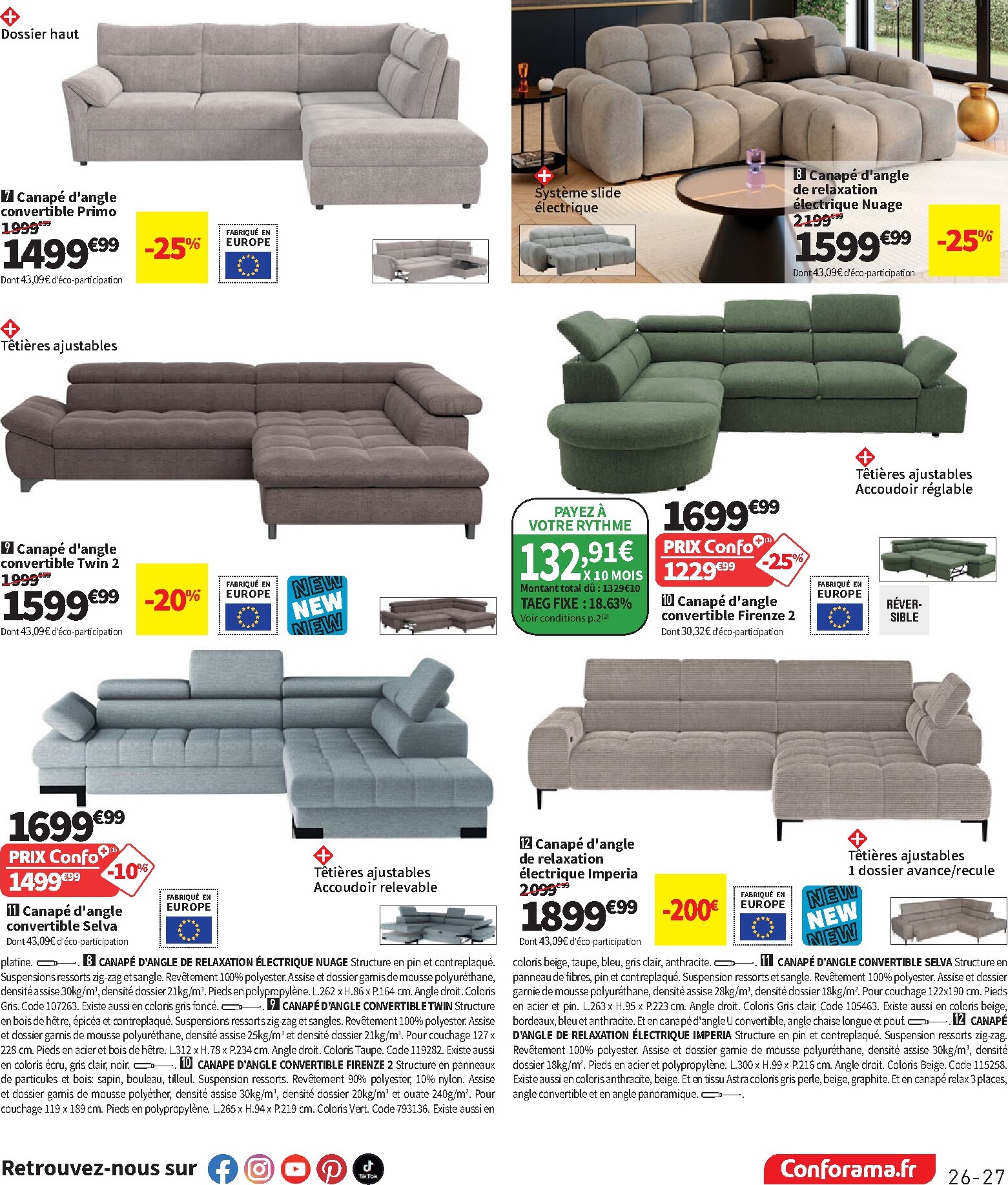 conforama - Catalogue Conforama valable du 24/02/2026 au 30/03/2026 - page: 27