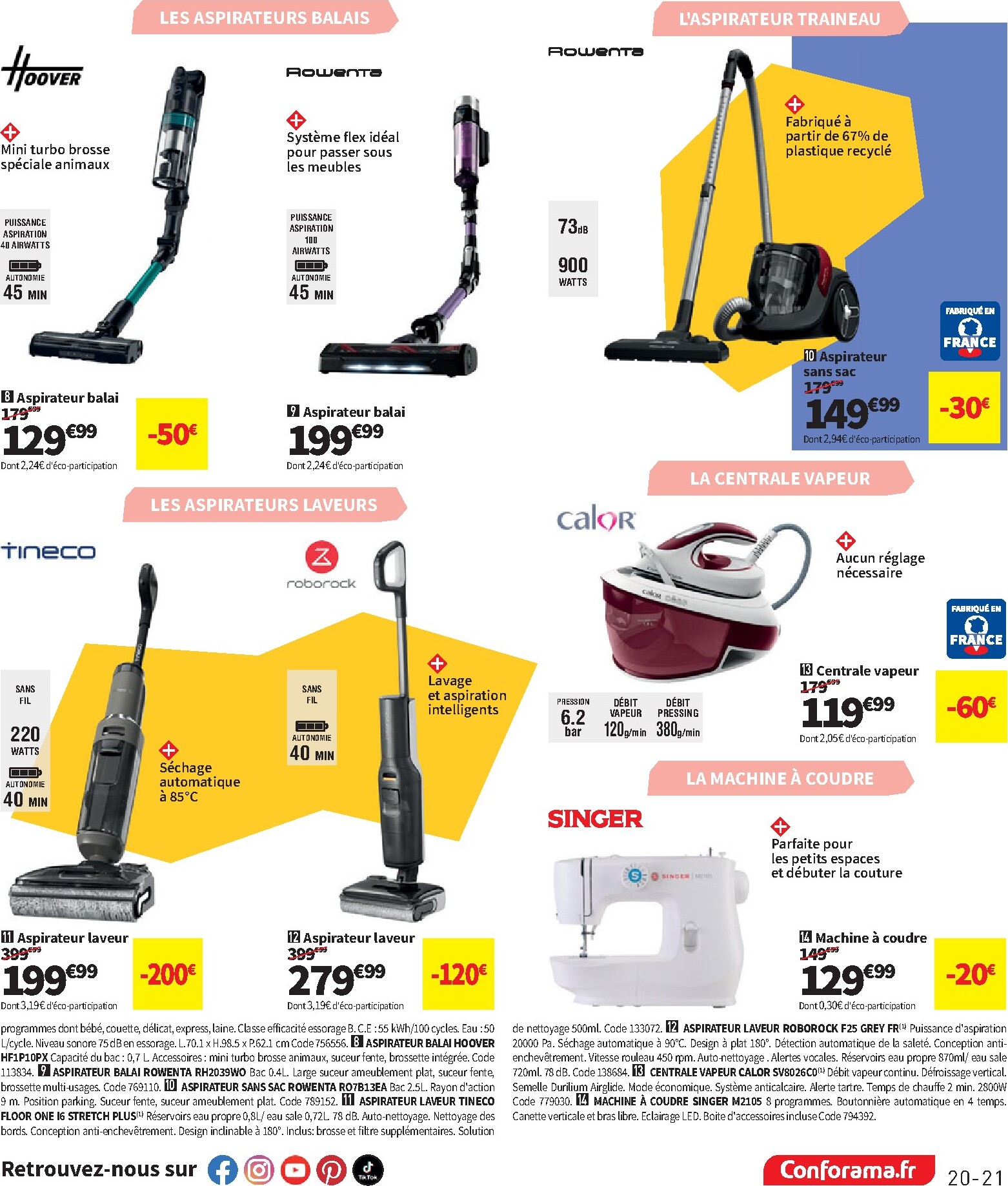 conforama - Current Conforama leaflet valid from du mardi 14/04/2026 to du lundi 18/05/2026 - page: 21