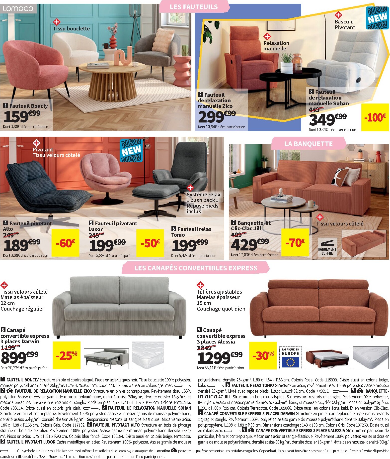 conforama - Current Conforama leaflet valid from du mardi 14/04/2026 to du lundi 18/05/2026 - page: 6