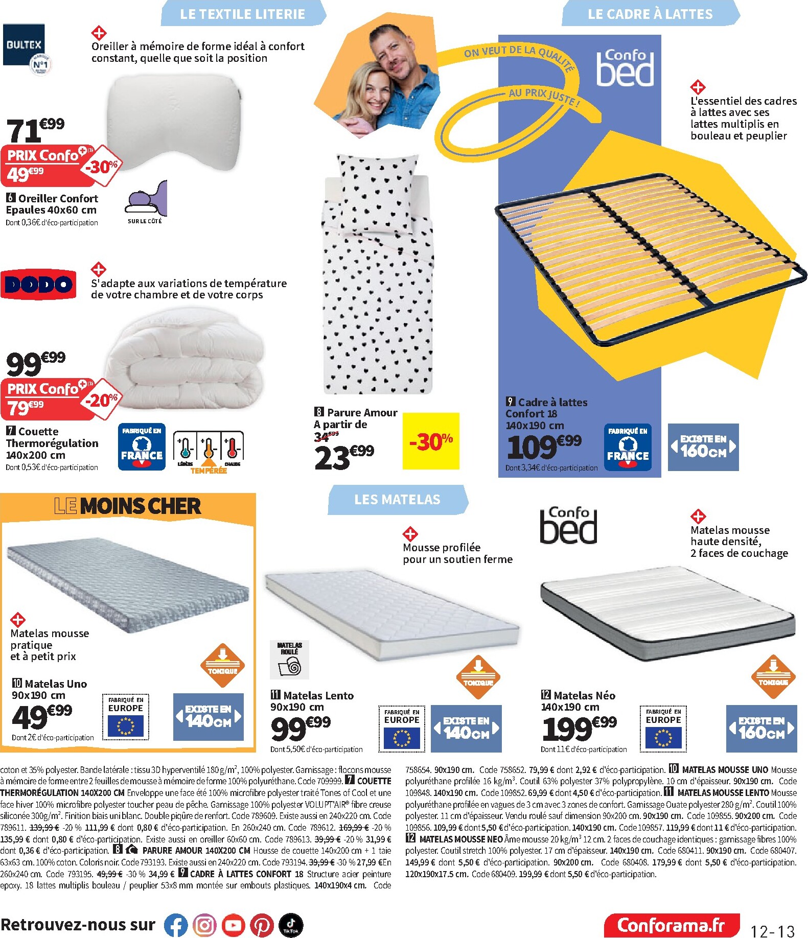 conforama - Current Conforama leaflet valid from du mardi 14/04/2026 to du lundi 18/05/2026 - page: 13