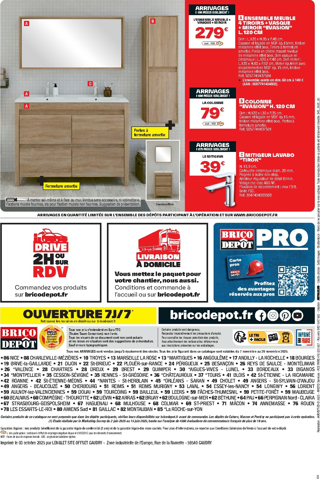 brico-depot - Catalogue Brico Dépôt valable du 08/11 au 21/11 - page: 16