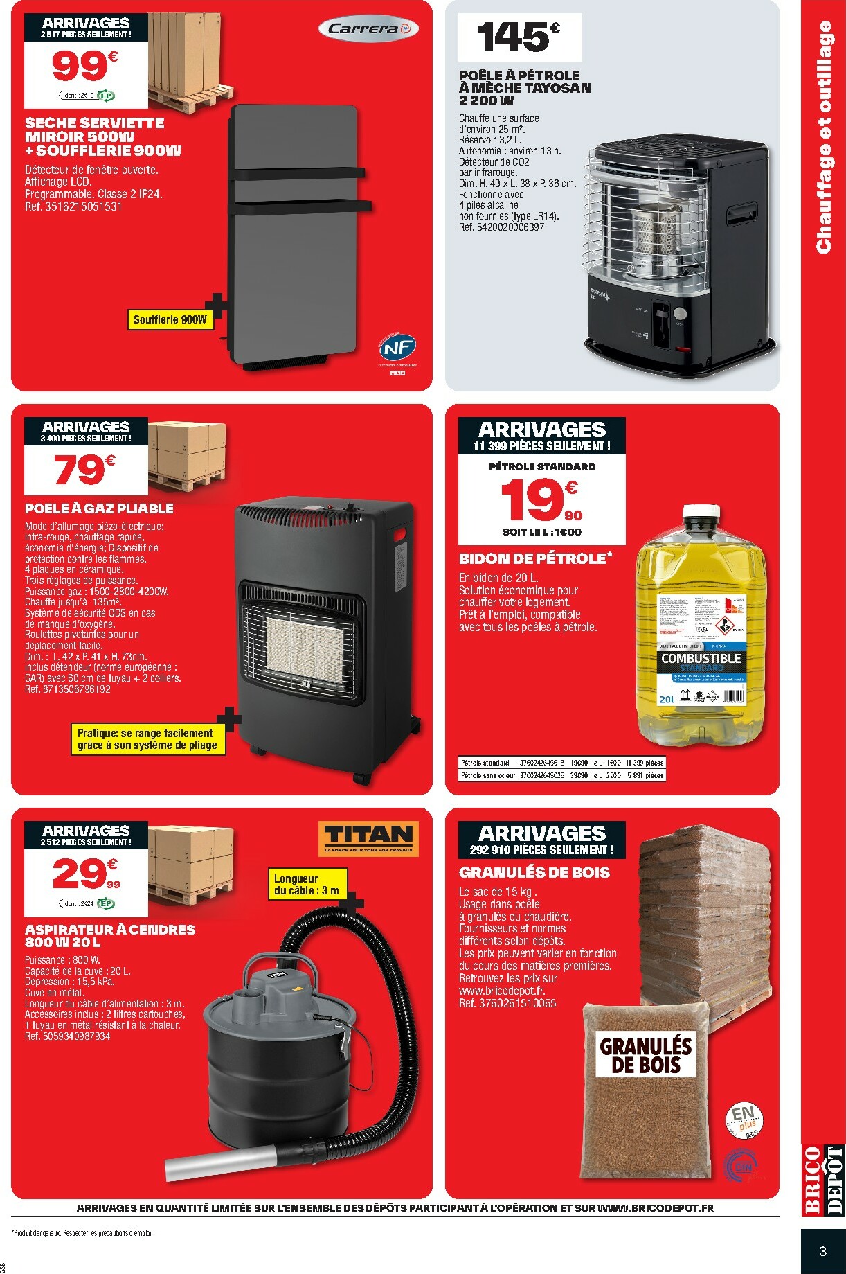 brico-depot - Catalogue Brico Dépôt valable du 08/11 au 21/11 - page: 3