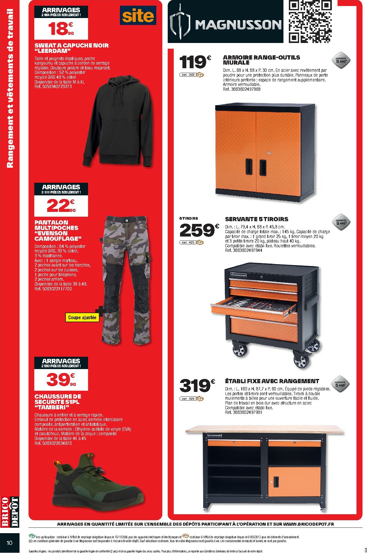 brico-depot - Catalogue Brico Dépôt valable du 08/11 au 21/11 - page: 10