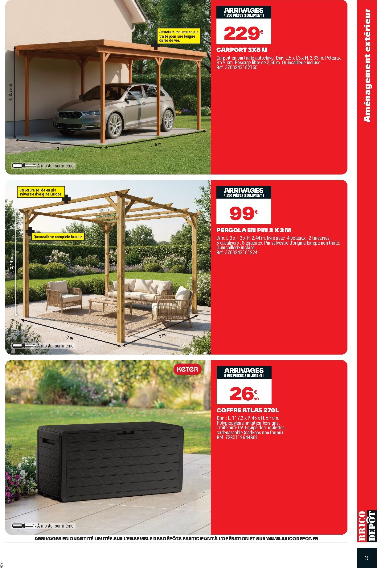 brico-depot - Catalogue Brico Dépôt valable du 27/02/2026 au 12/03/2026 - page: 3