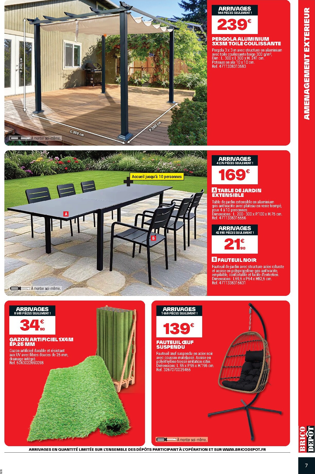 brico-depot - Current Brico Dépôt leaflet valid from du vendredi 03/04/2026 to de jeudi 16/04/2026 - page: 7