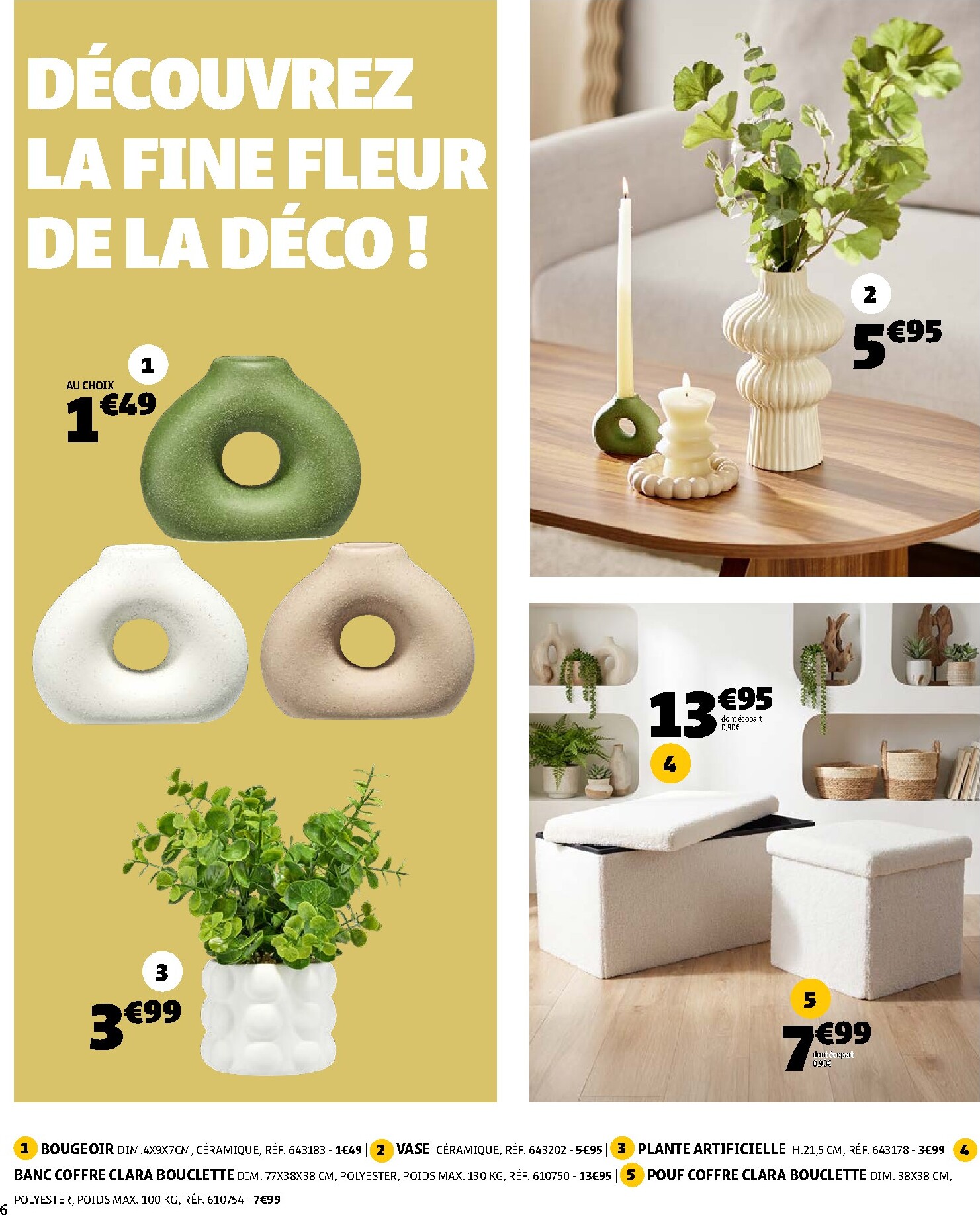 gifi - Catalogue Gifi - Cap sur la douceur de vivre ! valable du 24/02/2026 au 04/03/2026 - page: 6