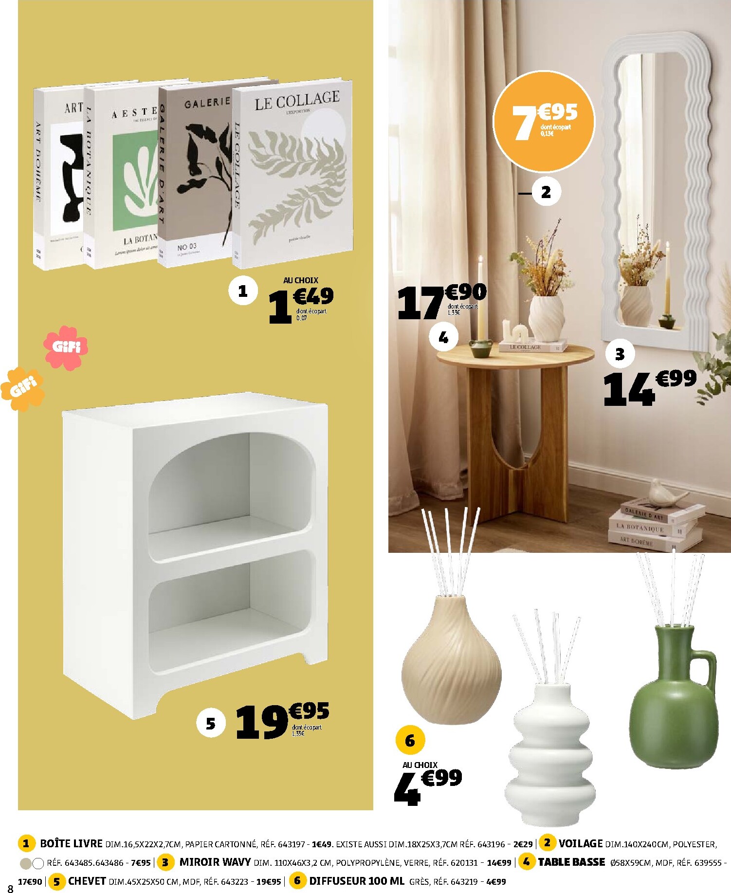 gifi - Catalogue Gifi - Cap sur la douceur de vivre ! valable du 24/02/2026 au 04/03/2026 - page: 8