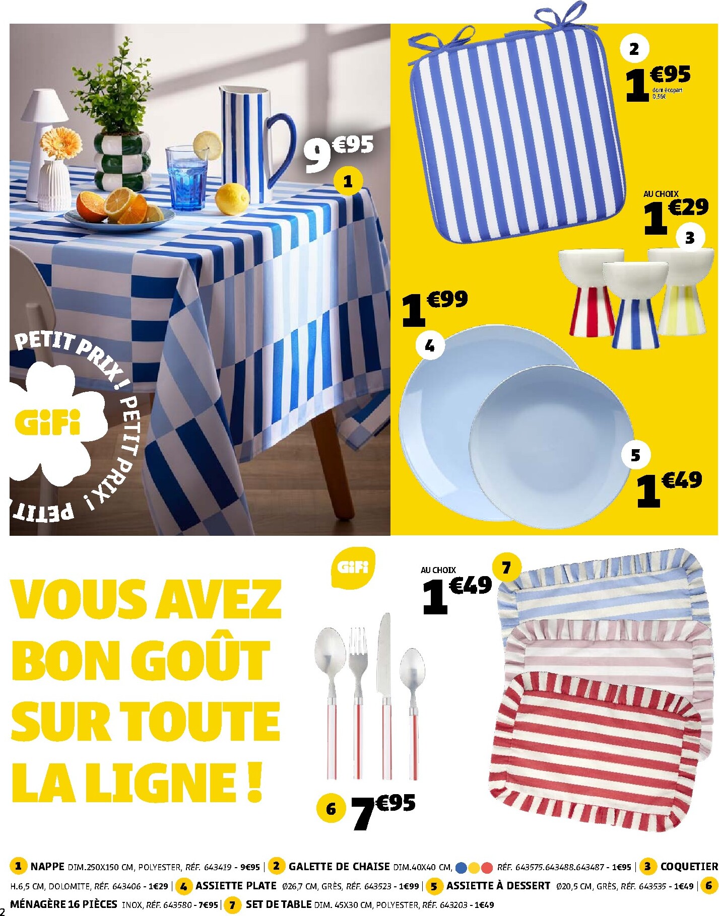gifi - Catalogue Gifi - Cap sur la douceur de vivre ! valable du 24/02/2026 au 04/03/2026 - page: 2